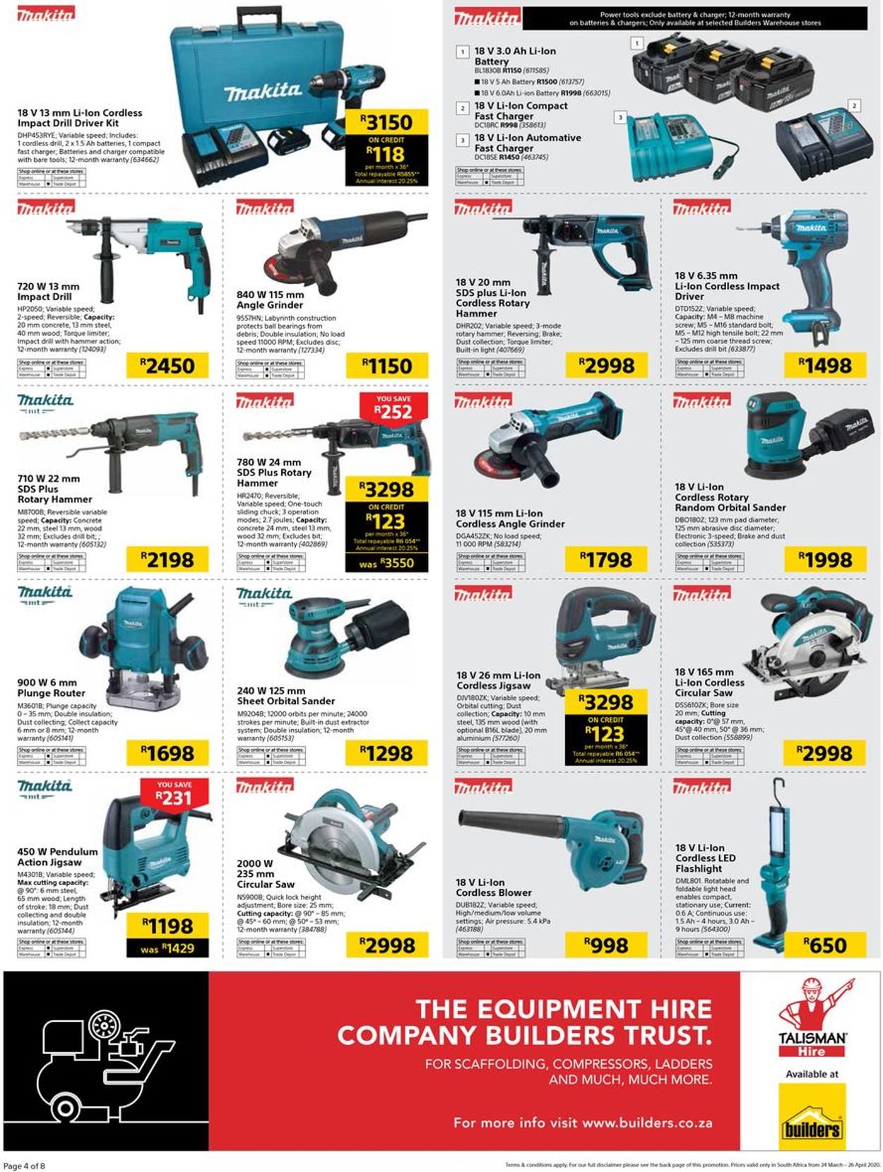 Builders Warehouse Catalogue - 2020/03/24-2020/04/26 (Page 4)