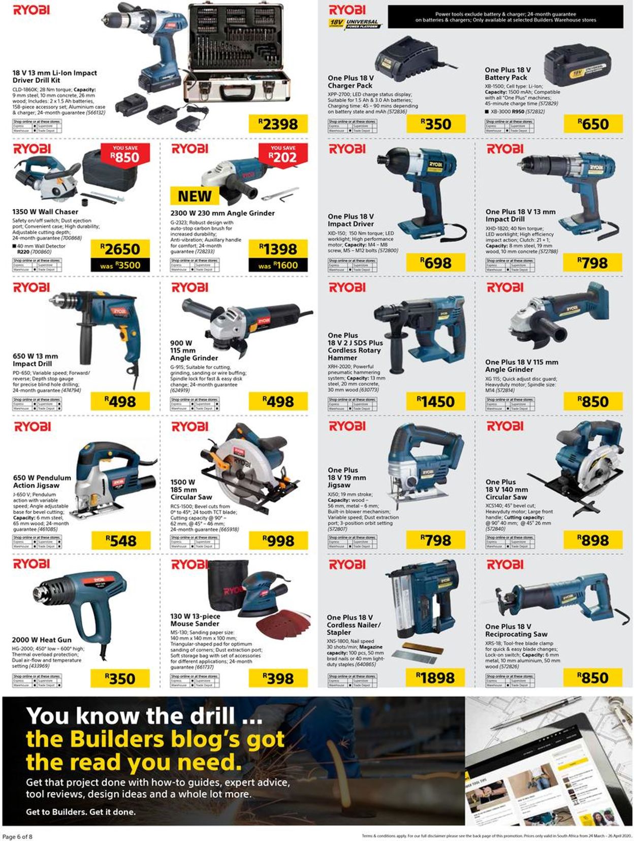 Builders Warehouse Catalogue - 2020/03/24-2020/04/26 (Page 6)