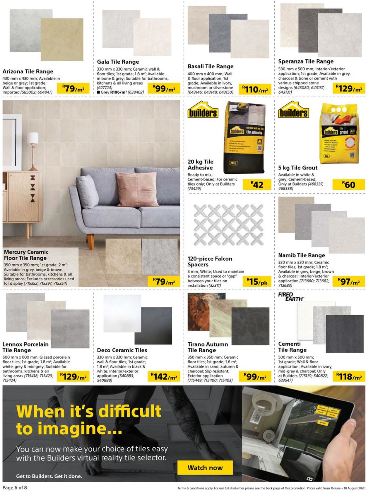 Builders Warehouse Catalogue - 2020/06/16-2020/08/17 (Page 6)