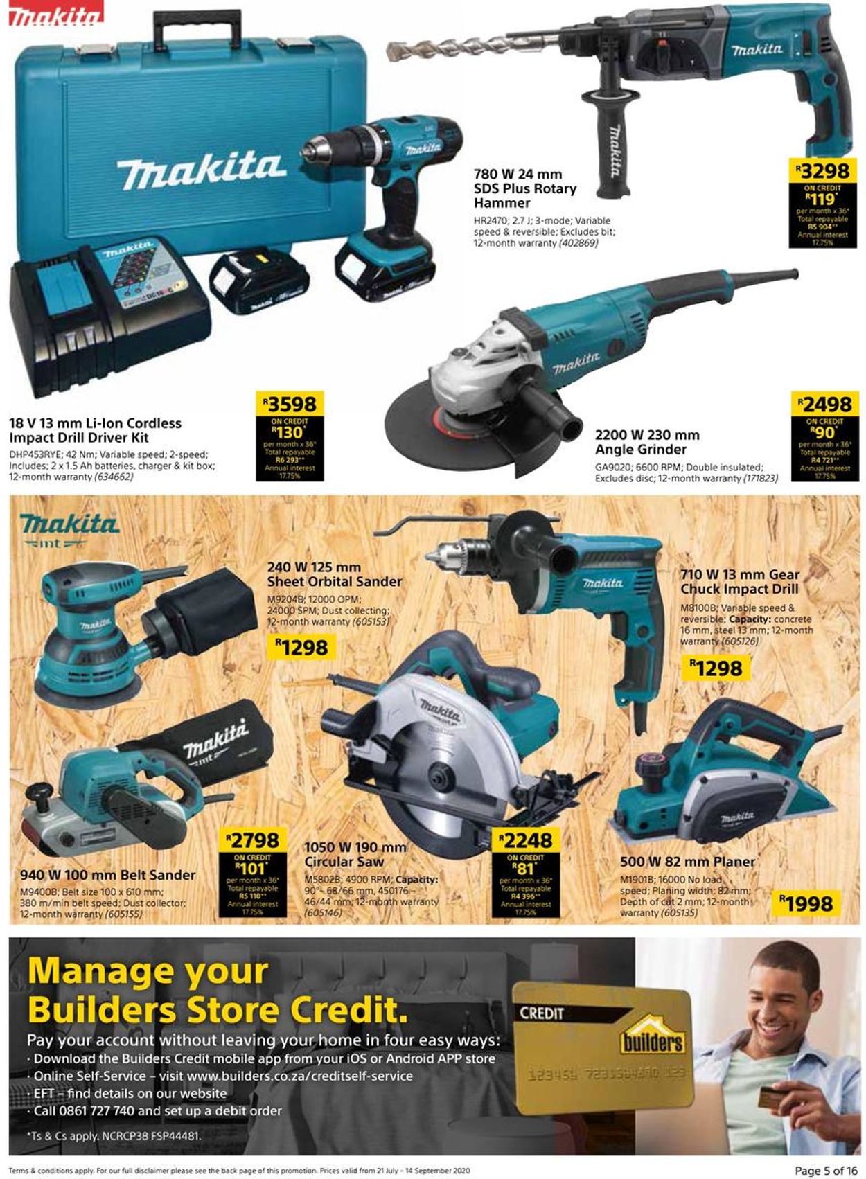 Builders Warehouse Catalogue - 2020/07/21-2020/09/14 (Page 5)