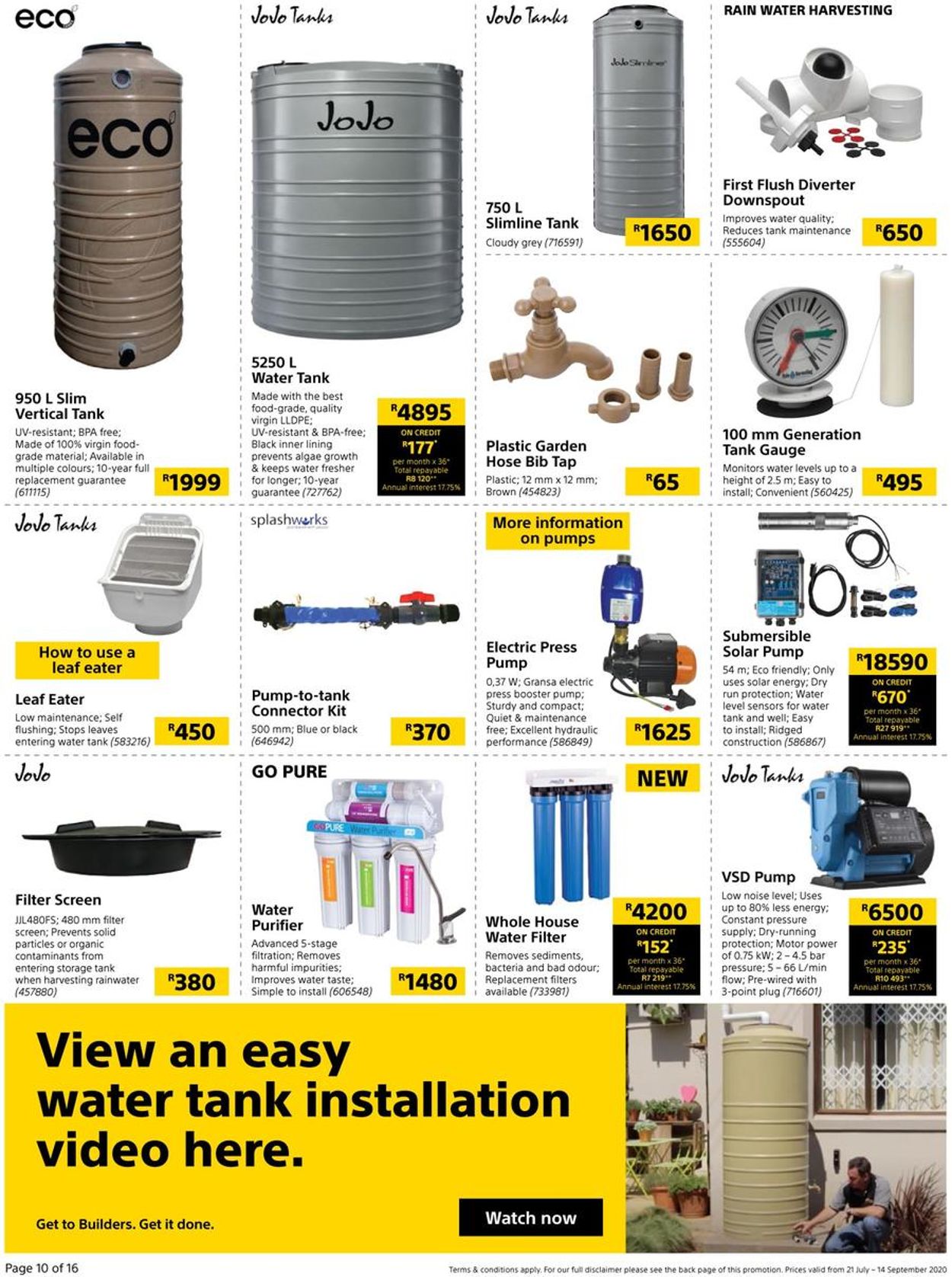 Builders Warehouse Catalogue - 2020/07/21-2020/09/14 (Page 10)