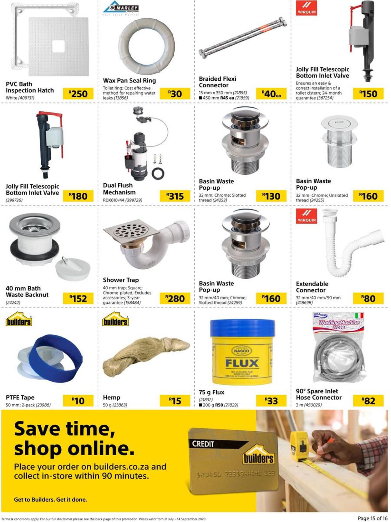 Builders Warehouse Catalogue - 2020/07/21-2020/09/14 (Page 15)