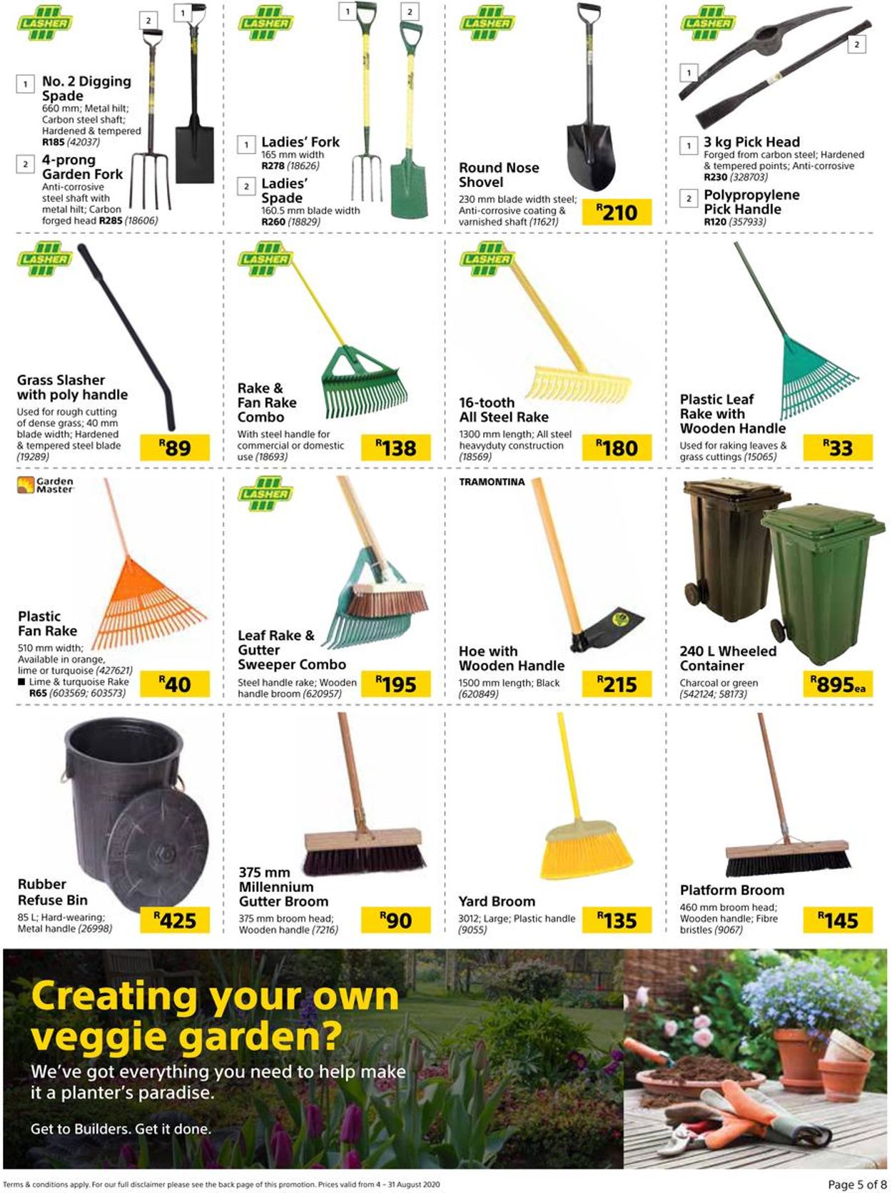 Builders Warehouse Catalogue - 2020/08/04-2020/08/31 (Page 5)