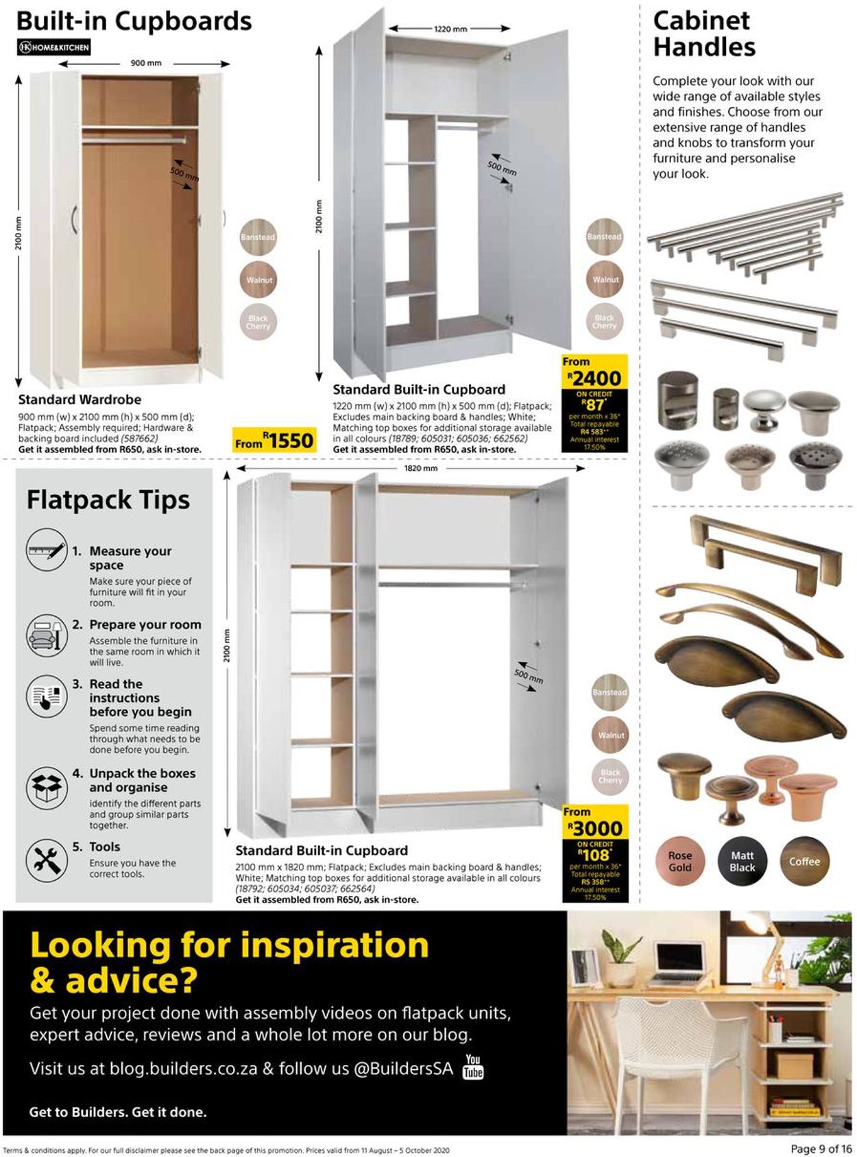 Builders Warehouse Catalogue - 2020/08/11-2020/10/05 (Page 9)