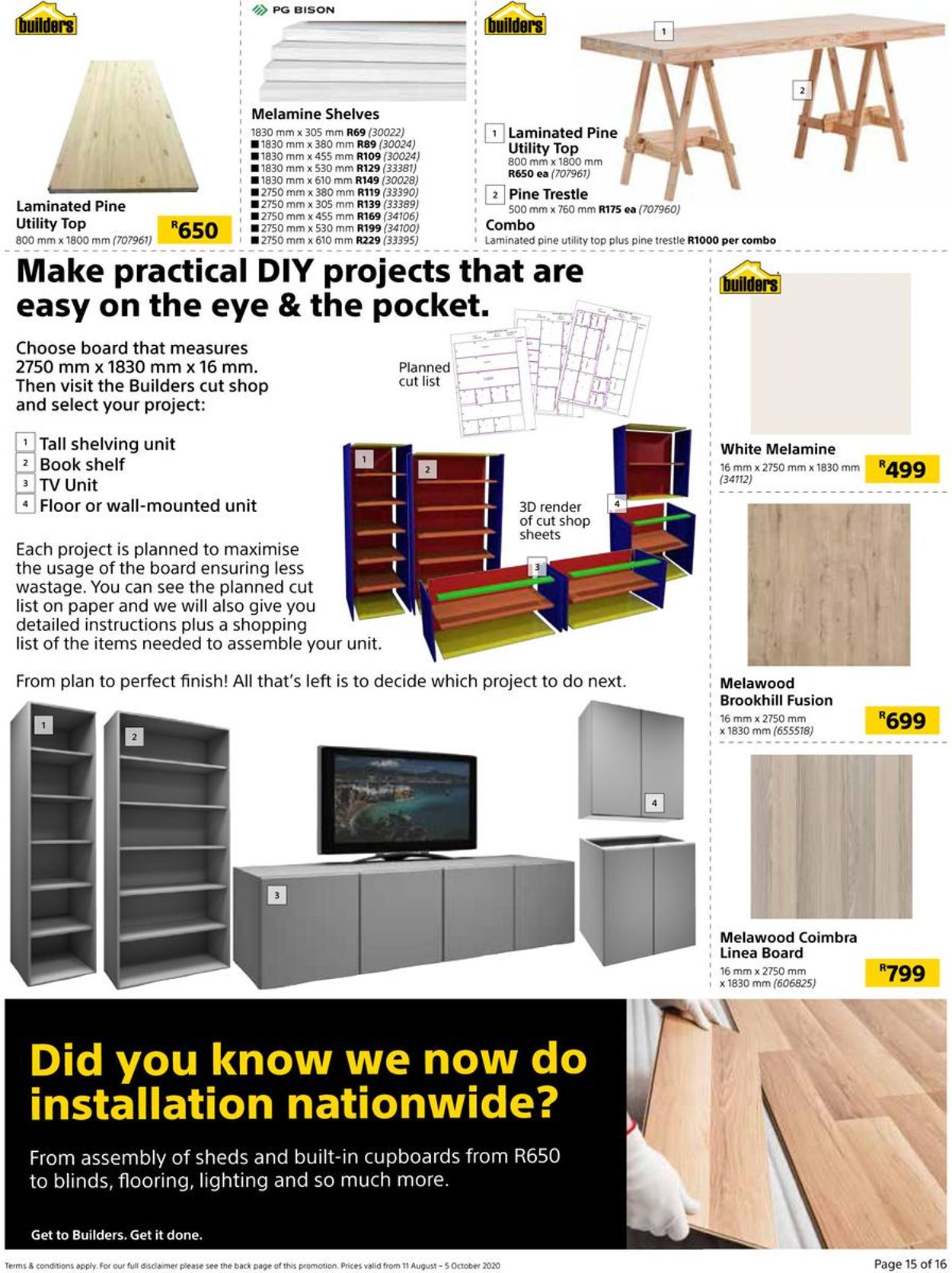 Builders Warehouse Catalogue - 2020/08/11-2020/10/05 (Page 15)