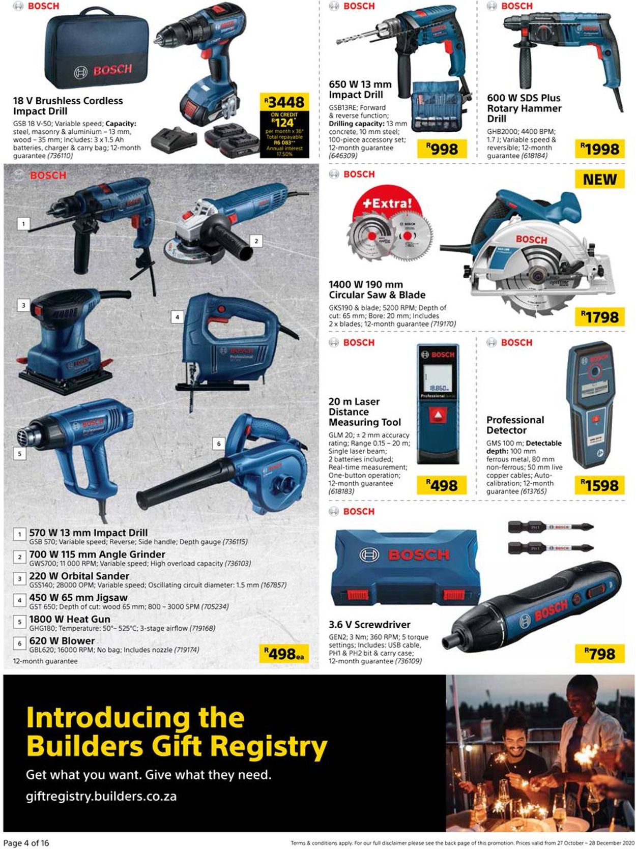 Builders Warehouse Catalogue - 2020/10/27-2020/12/28 (Page 4)