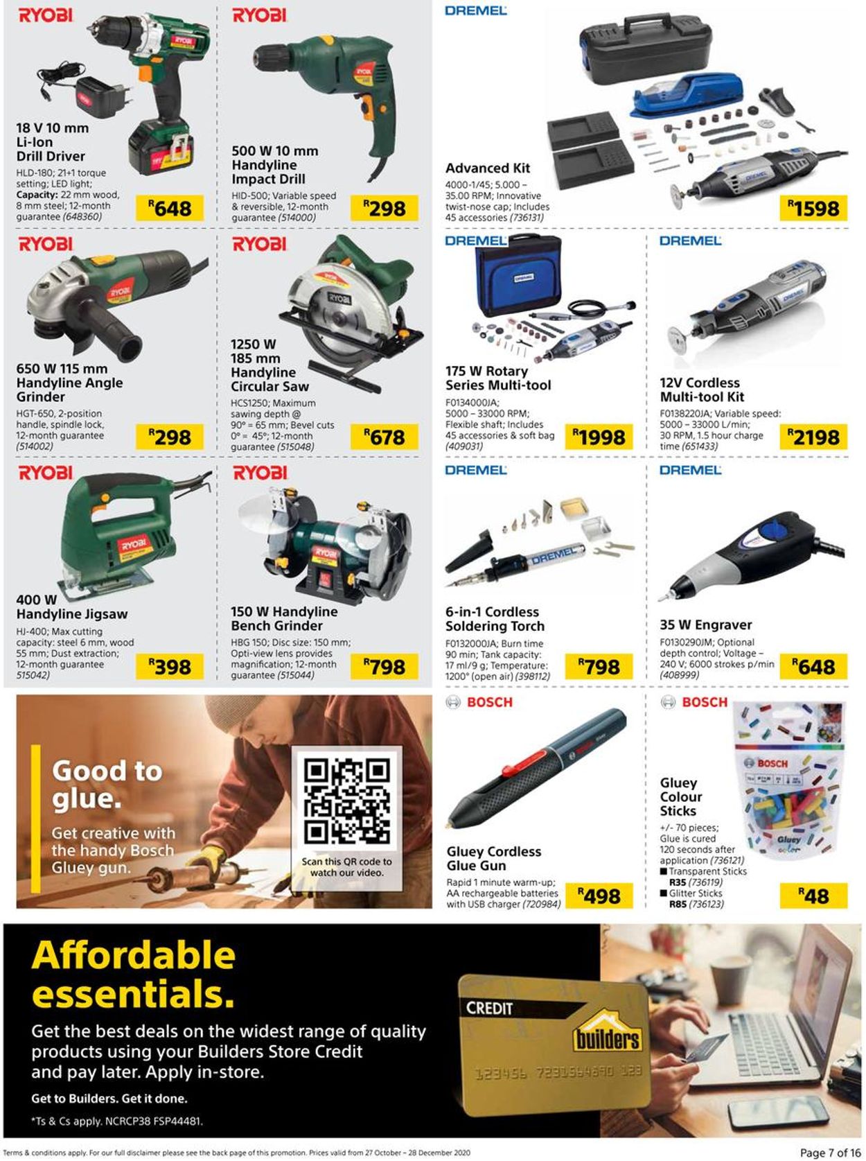 Builders Warehouse Catalogue - 2020/10/27-2020/12/28 (Page 7)