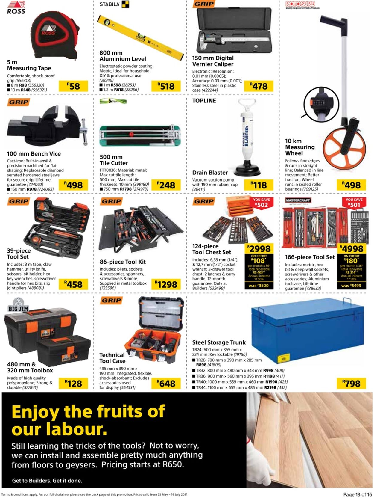 Builders Warehouse Catalogue - 2021/05/25-2021/07/19 (Page 13)