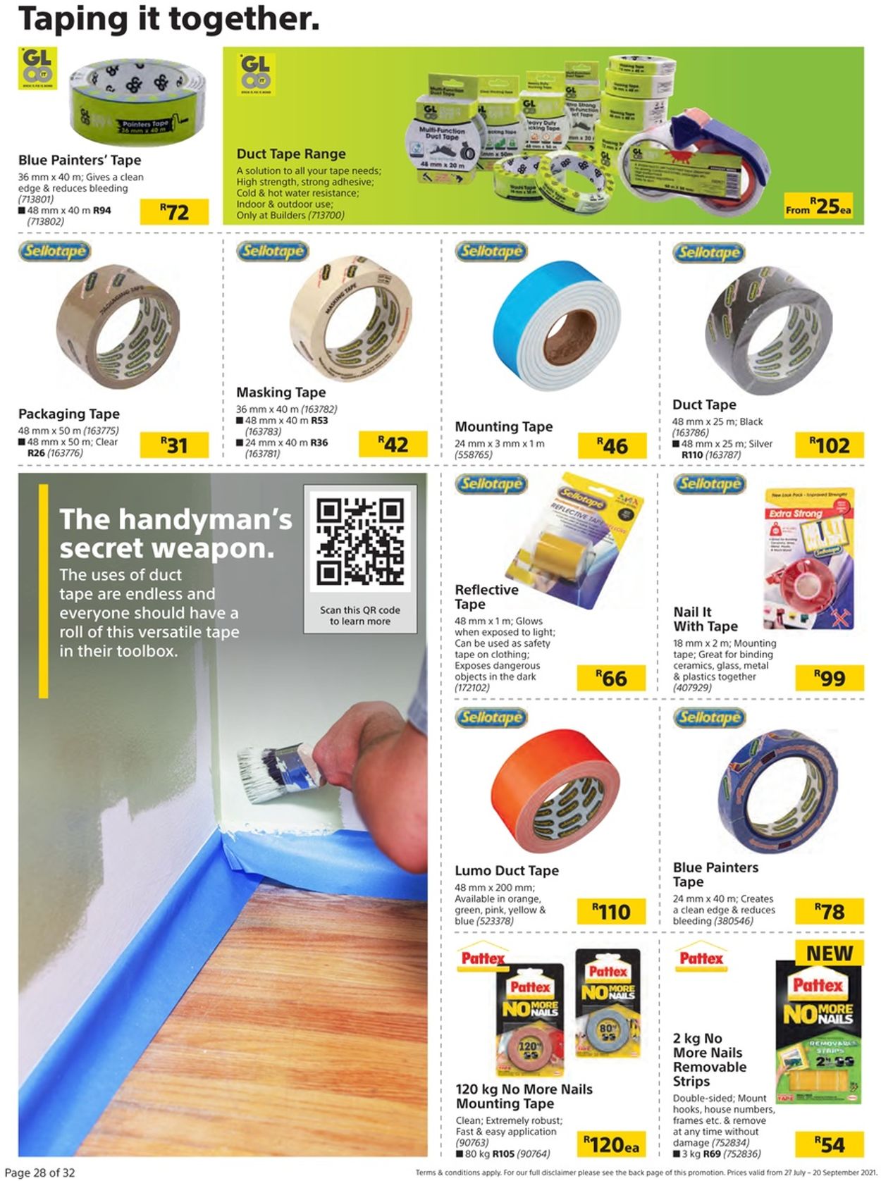 Builders Warehouse Catalogue - 2021/07/27-2021/09/20 (Page 28)