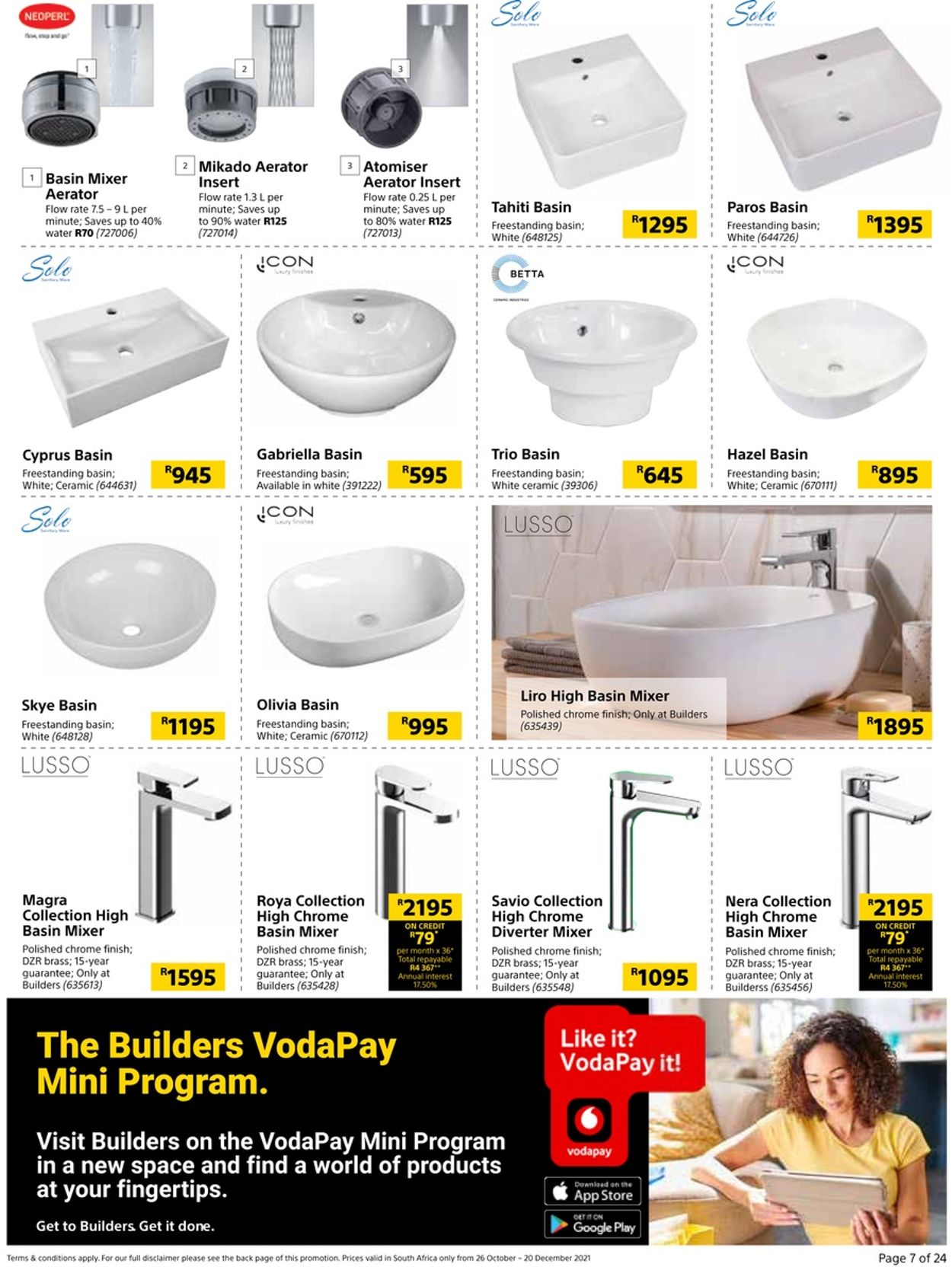 Builders Warehouse Catalogue - 2021/10/26-2021/12/20 (Page 7)