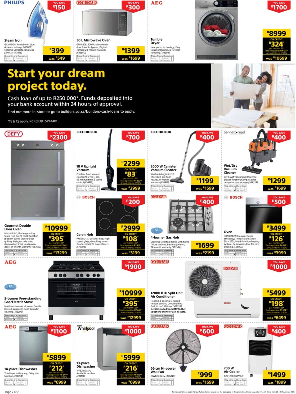 Builders Warehouse BLACK WEEK 2021 Catalogue - 2021/11/23-2021/11/28 (Page 2)
