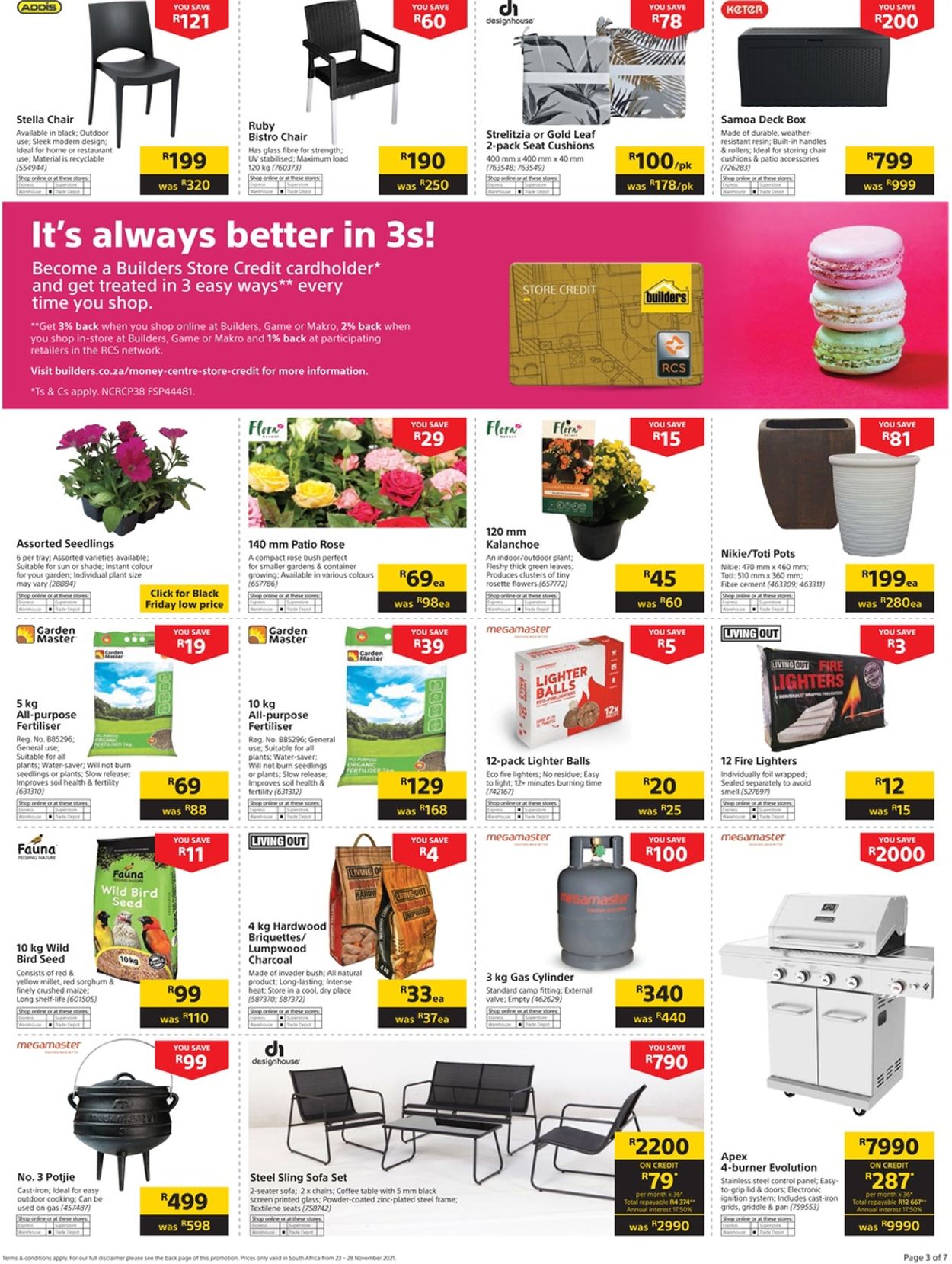 Builders Warehouse BLACK WEEK 2021 Catalogue - 2021/11/23-2021/11/28 (Page 3)
