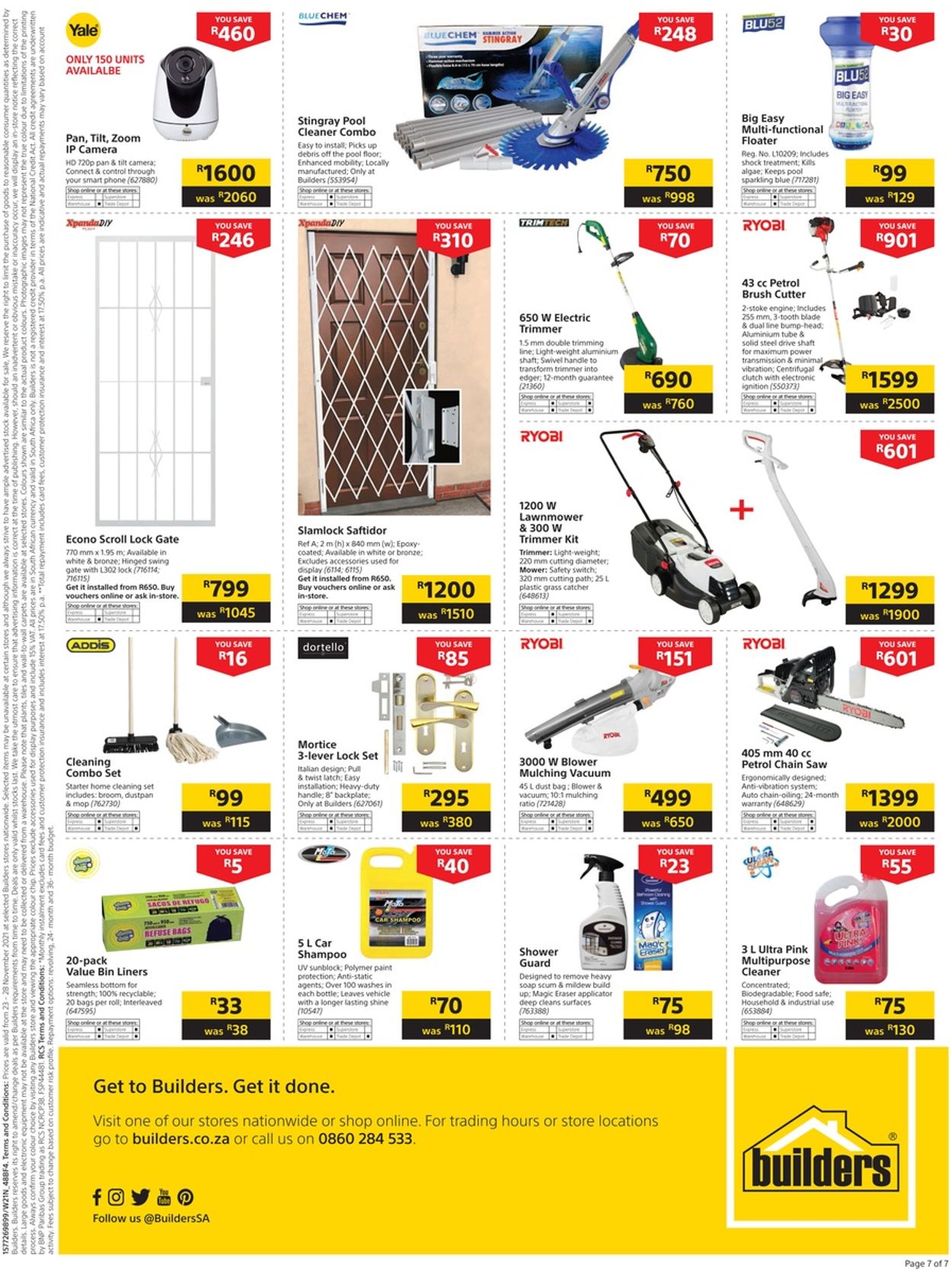 Builders Warehouse BLACK WEEK 2021 Catalogue - 2021/11/23-2021/11/28 (Page 7)