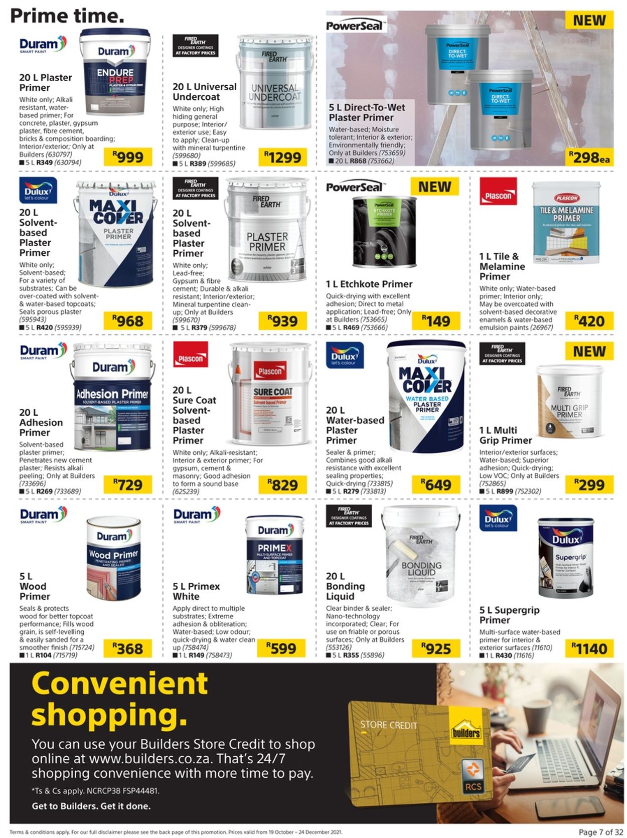 Builders Warehouse Catalogue - 2021/10/19-2021/12/24 (Page 7)