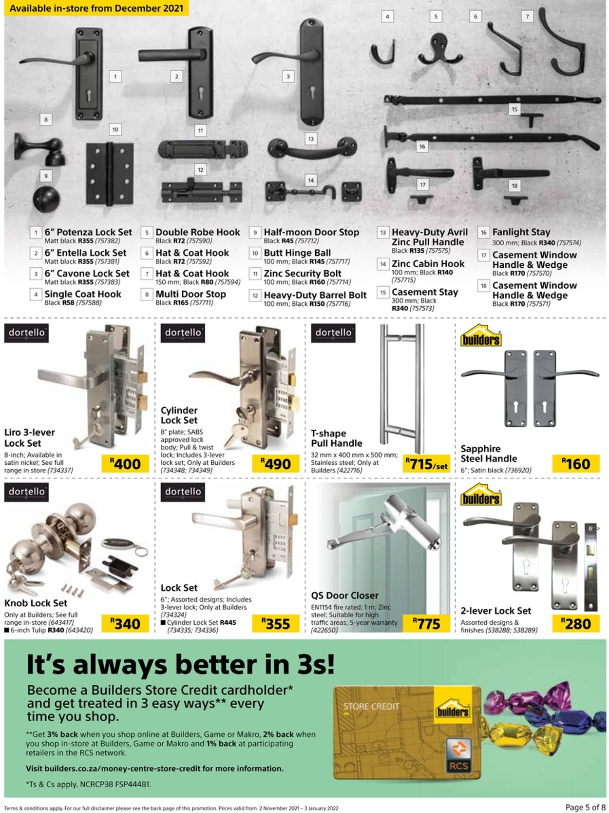 Builders Warehouse Catalogue - 2021/11/02-2022/01/03 (Page 5)