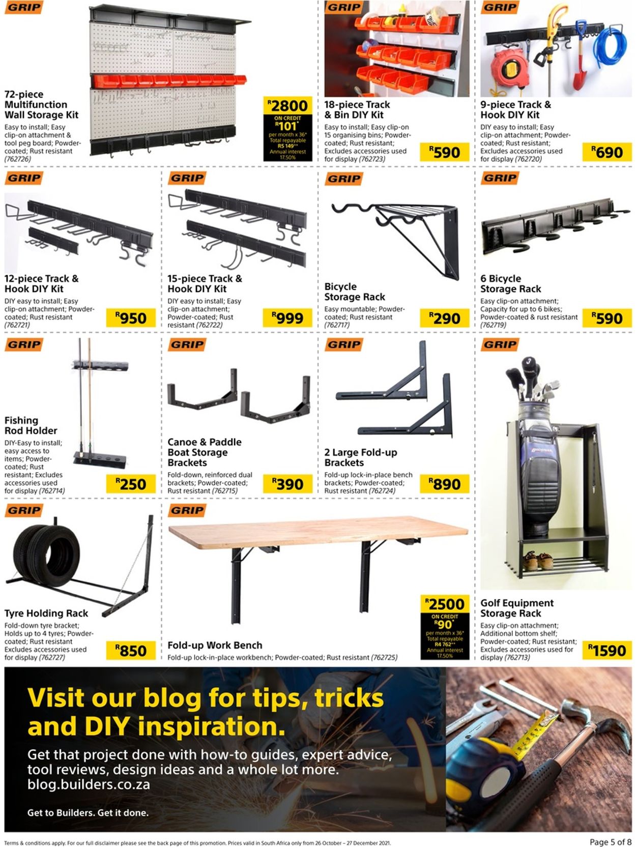 Builders Warehouse Catalogue - 2021/10/26-2021/12/27 (Page 5)
