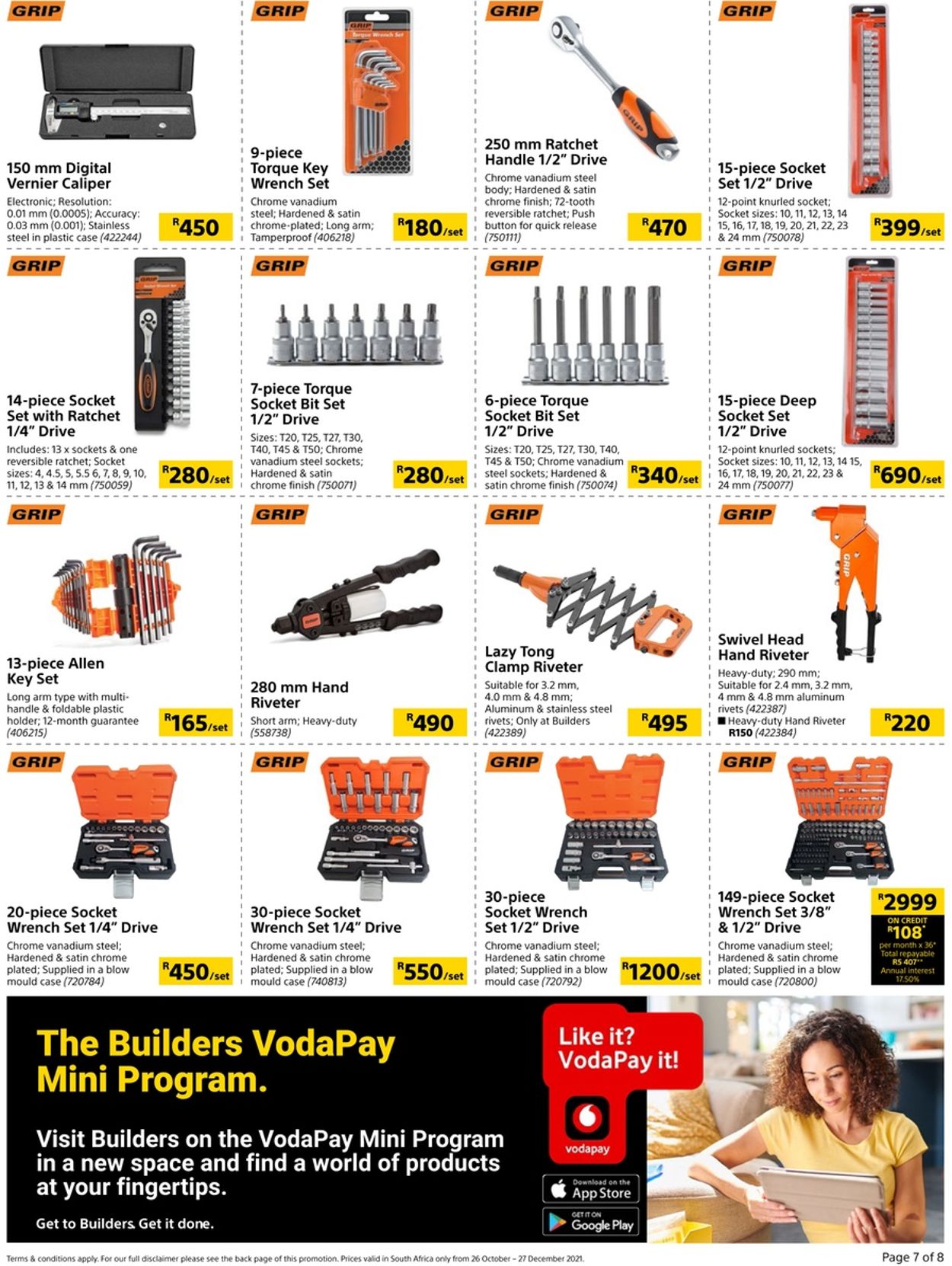 Builders Warehouse Catalogue - 2021/10/26-2021/12/27 (Page 7)