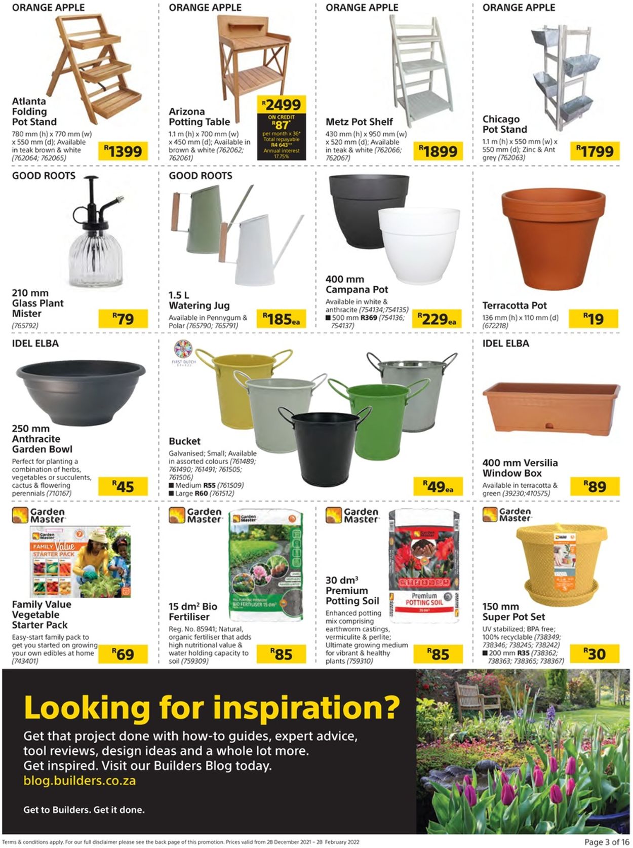 Builders Warehouse Catalogue - 2021/12/28-2022/02/28 (Page 3)