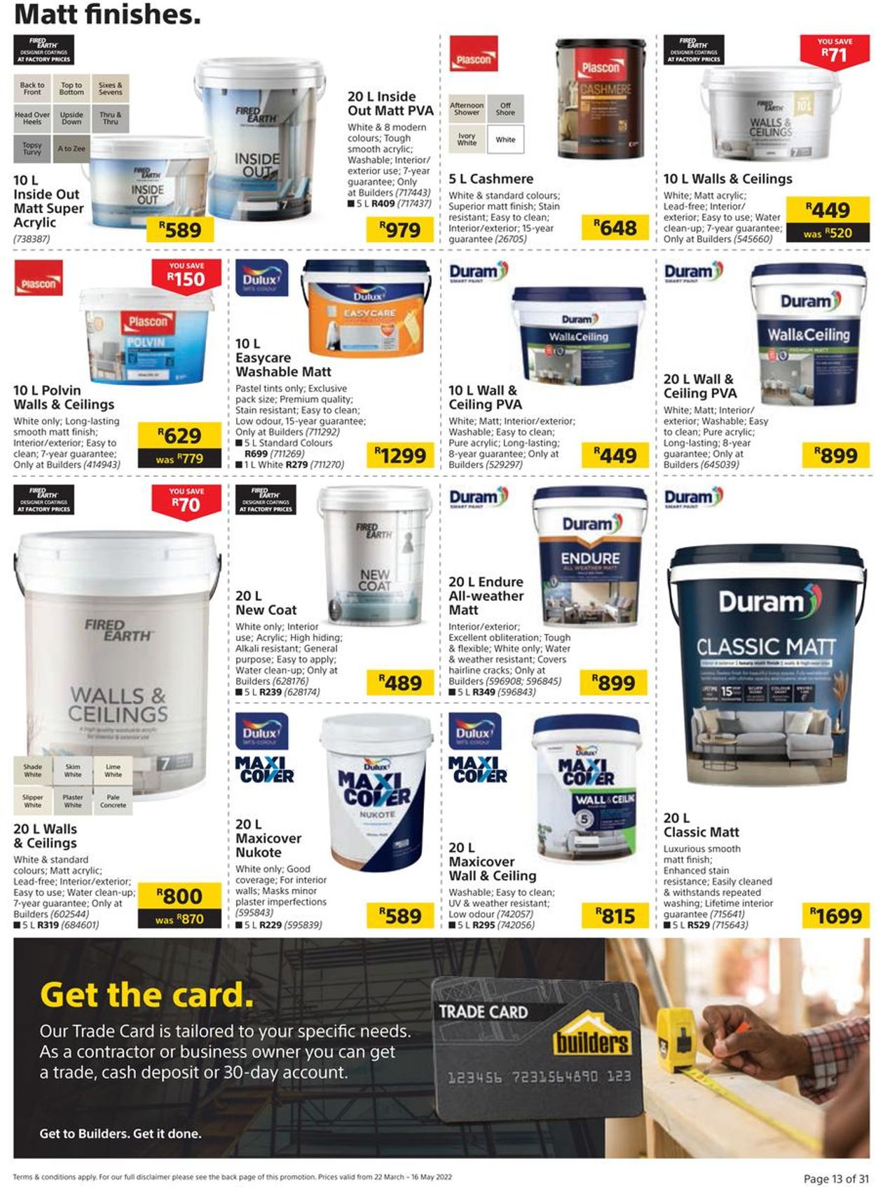 Builders Warehouse Catalogue - 2022/03/22-2022/05/16 (Page 13)