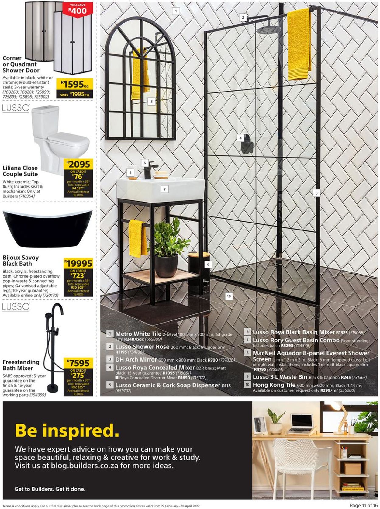 Builders Warehouse Catalogue - 2022/02/22-2022/04/18 (Page 11)