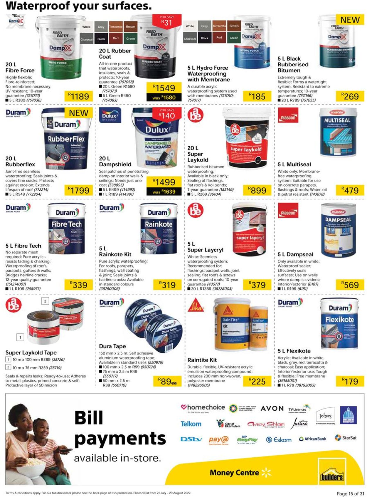 Builders Warehouse Catalogue - 2022/07/26-2022/08/29 (Page 15)