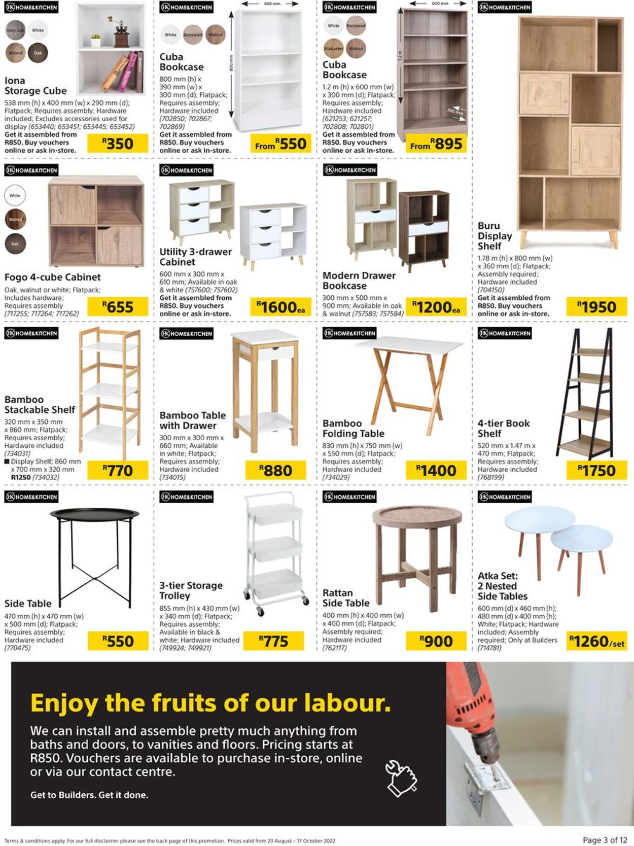 Builders Warehouse Catalogue - 2022/08/23-2022/10/17 (Page 3)
