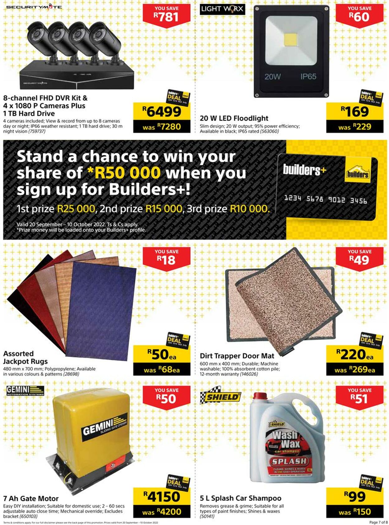 Builders Warehouse Catalogue - 2022/09/20-2022/10/10 (Page 7)