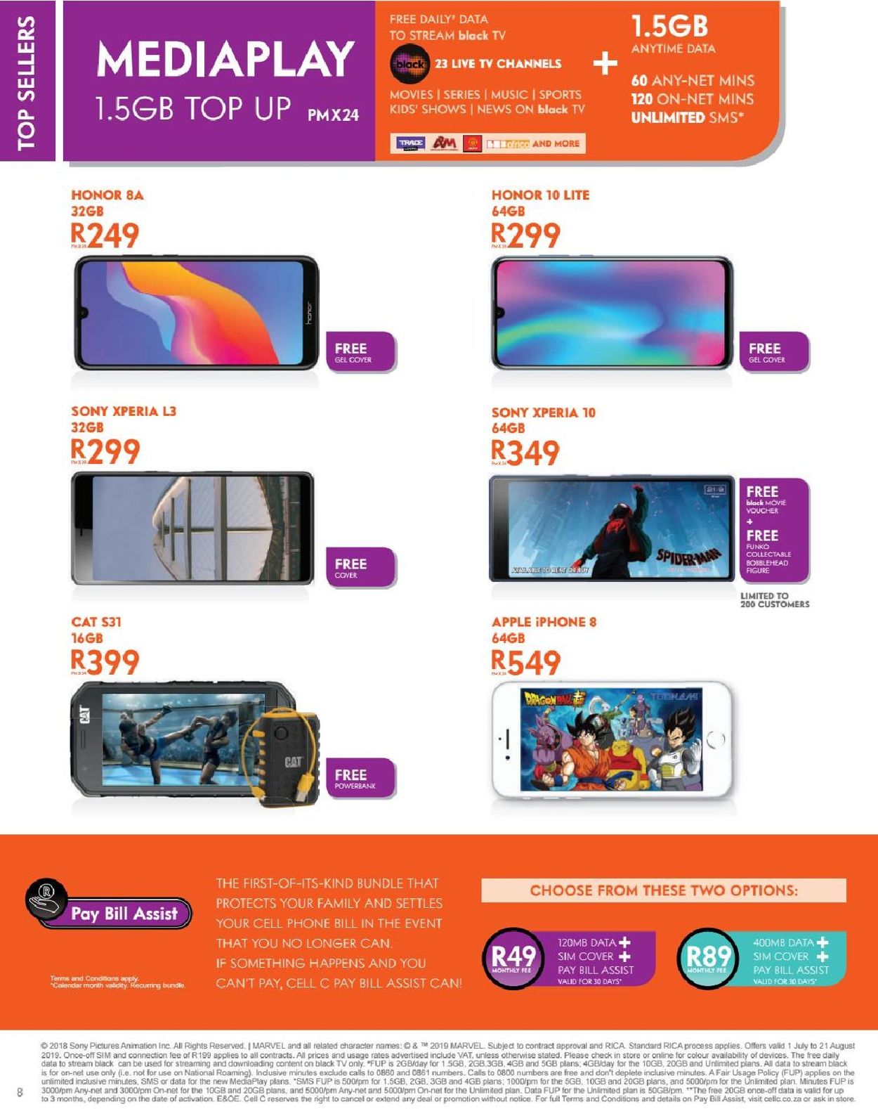 Cell C Catalogue - 2019/07/01-2019/08/21 (Page 8)