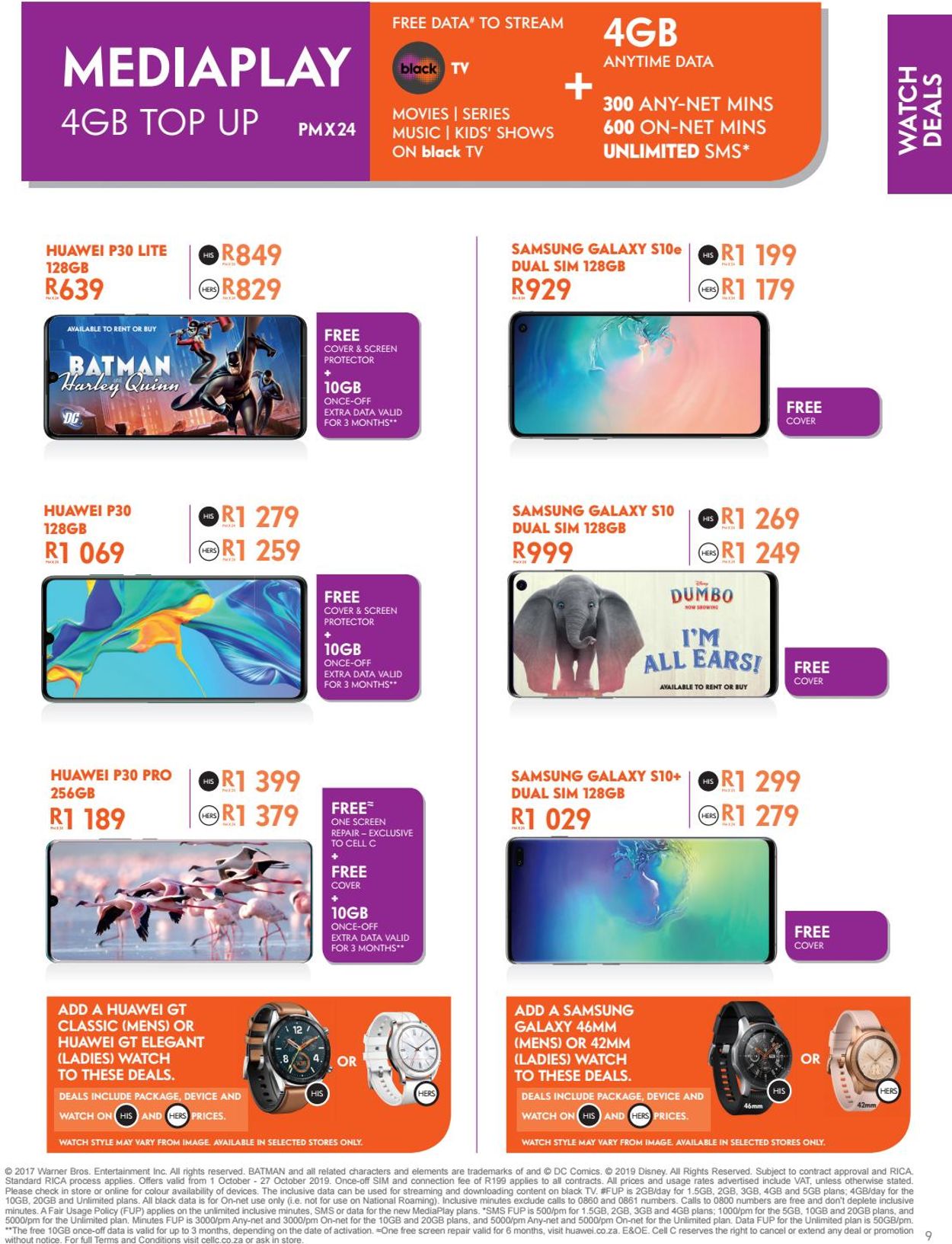 Cell C Catalogue - 2019/10/01-2019/10/27 (Page 9)