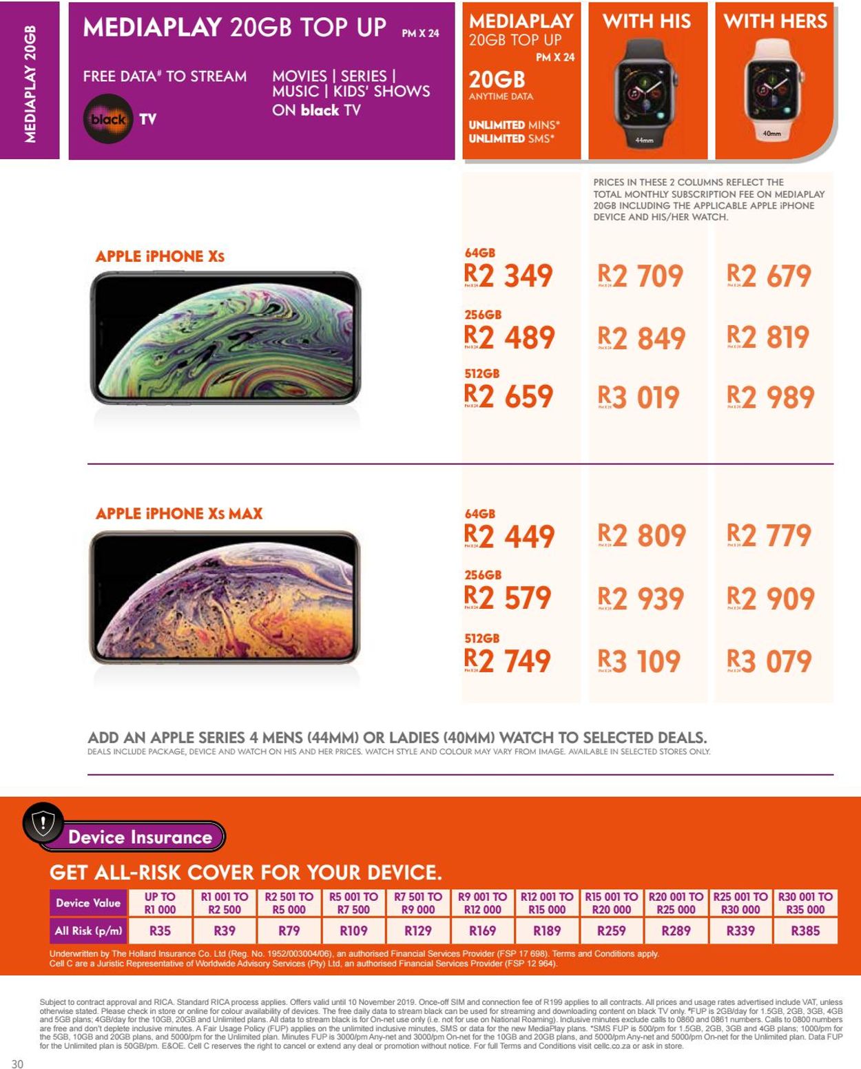 Cell C Catalogue - 2019/11/05-2019/11/10 (Page 30)