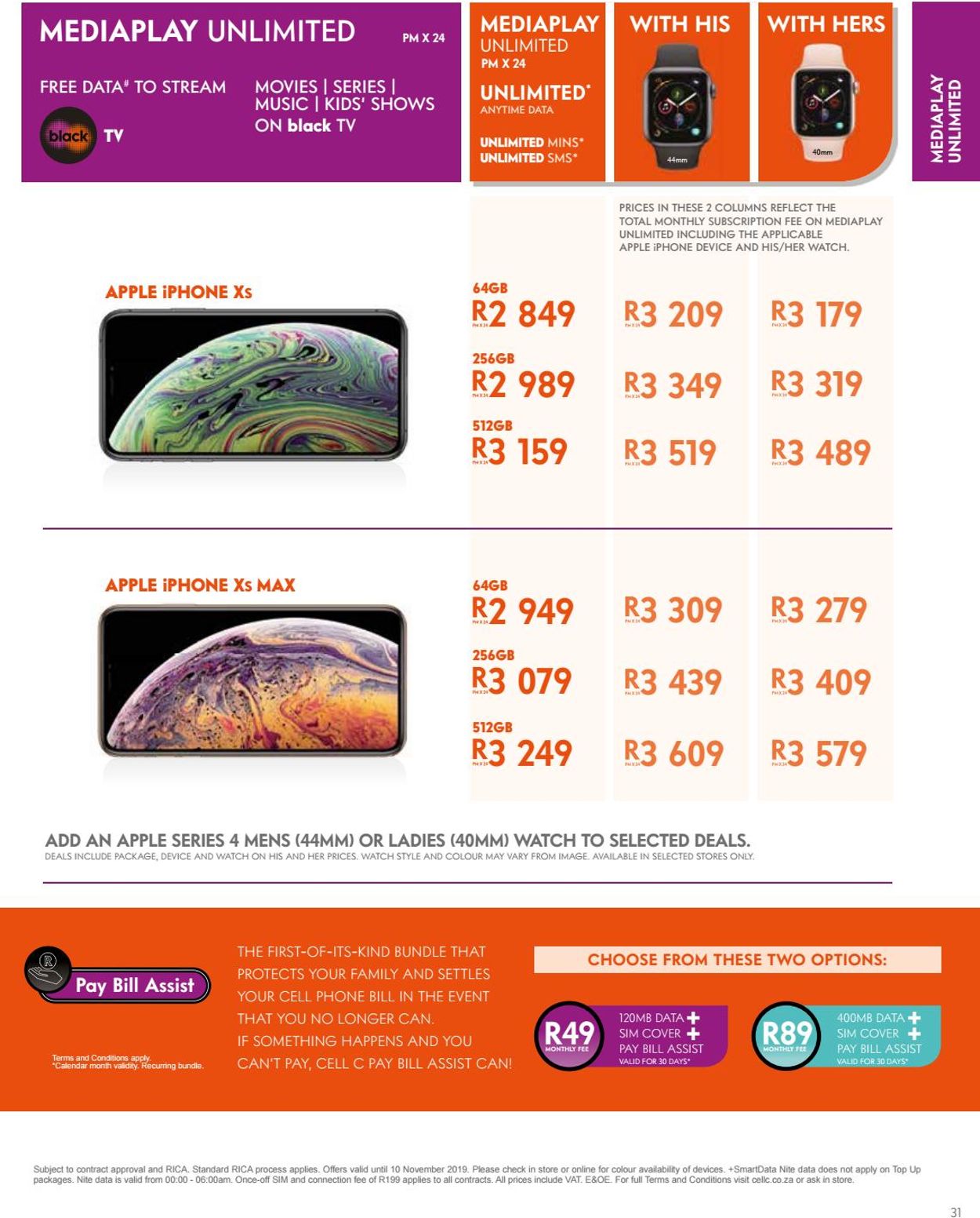 Cell C Catalogue - 2019/11/05-2019/11/10 (Page 31)