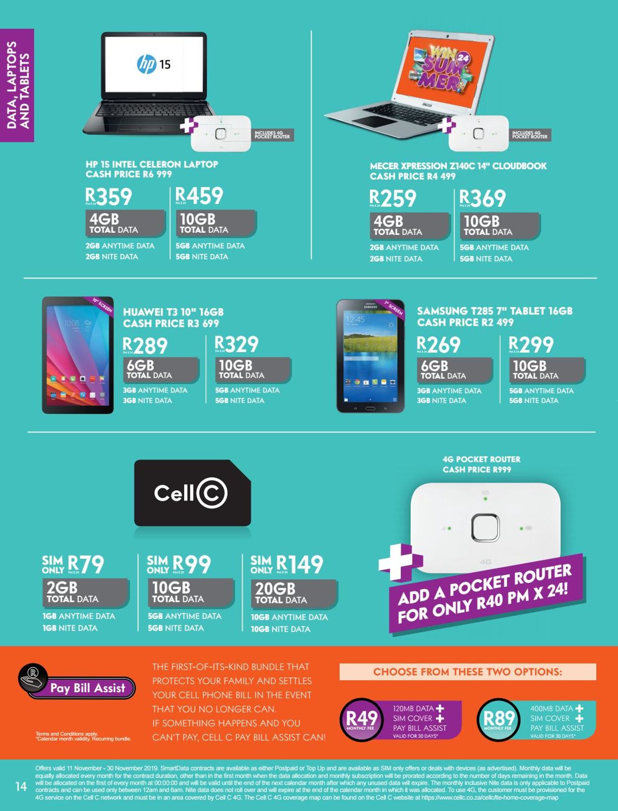 Cell C Catalogue - 2019/11/11-2019/11/30 (Page 14)