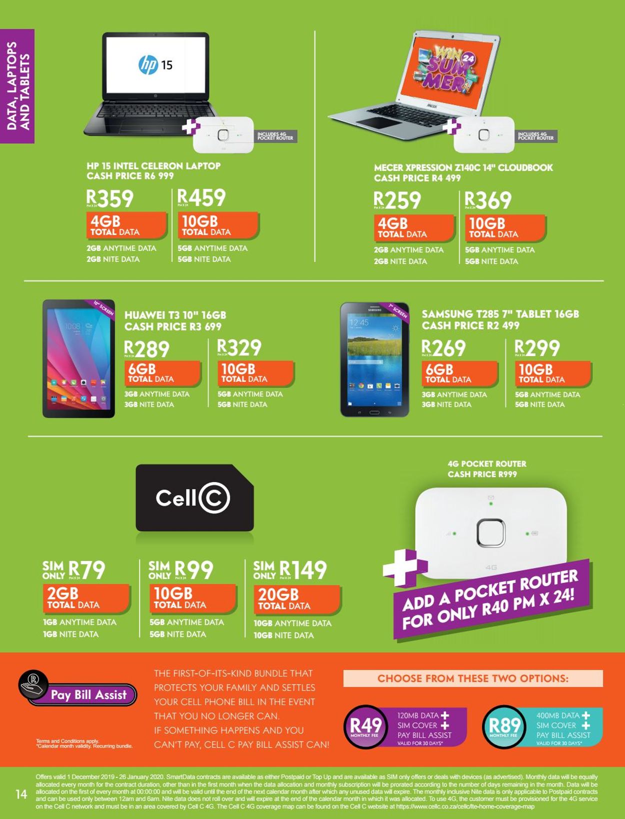Cell C Catalogue - 2019/12/01-2020/01/26 (Page 14)