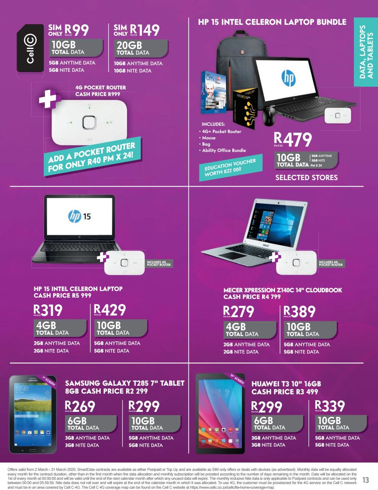 Cell C Catalogue - 2020/03/02-2020/03/31 (Page 13)