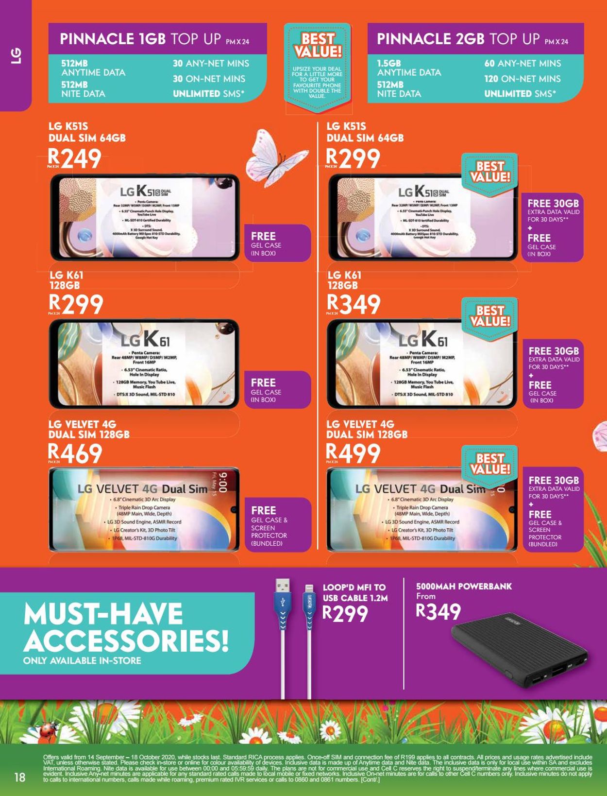 Cell C Catalogue - 2020/09/14-2020/10/18 (Page 18)