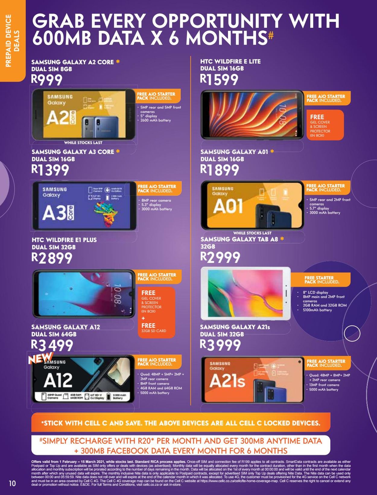 Cell C Catalogue - 2021/01/31-2021/03/15 (Page 10)
