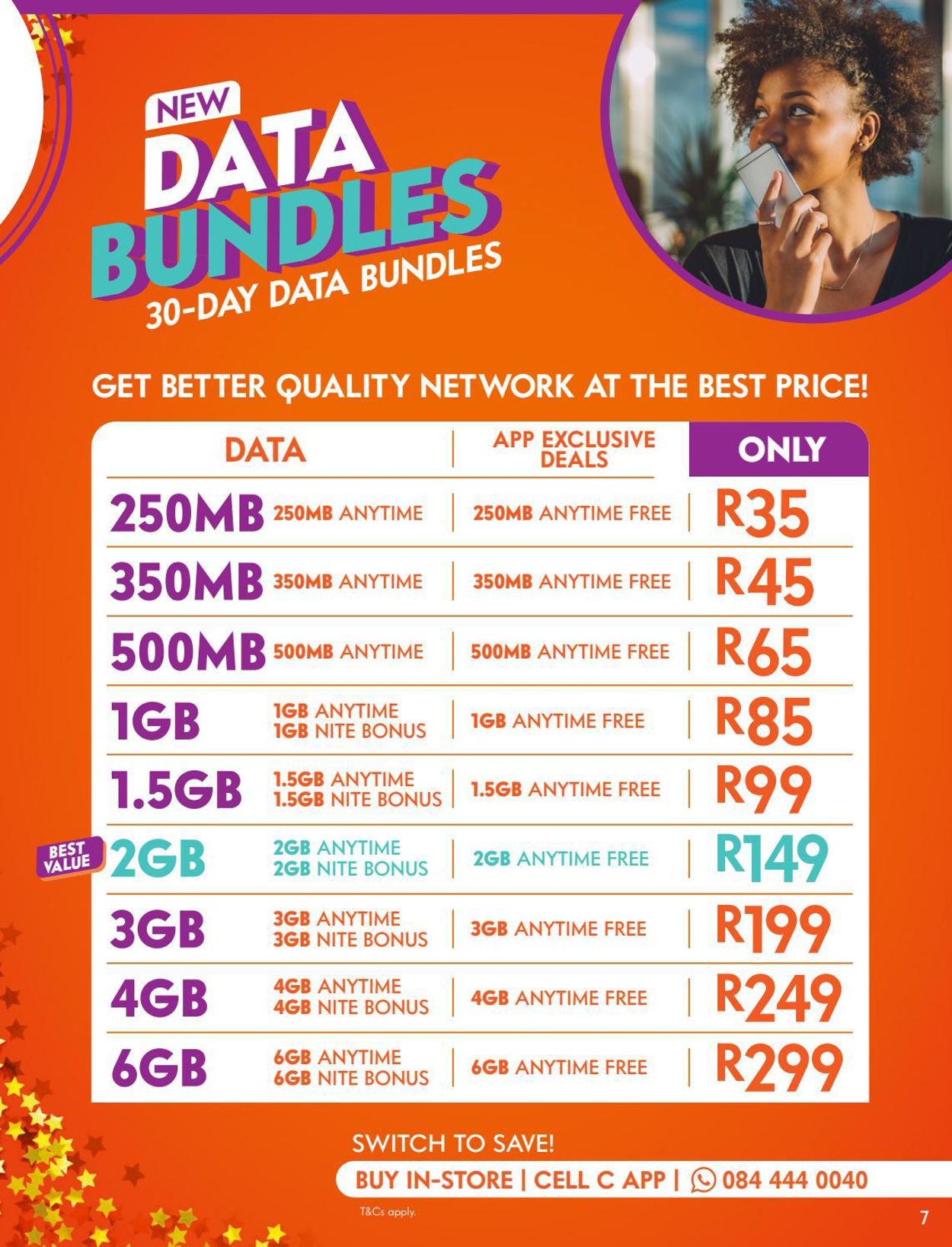 Cell C CYBER MONDAY 2021 Catalogue - 2021/10/18-2021/11/30 (Page 7)