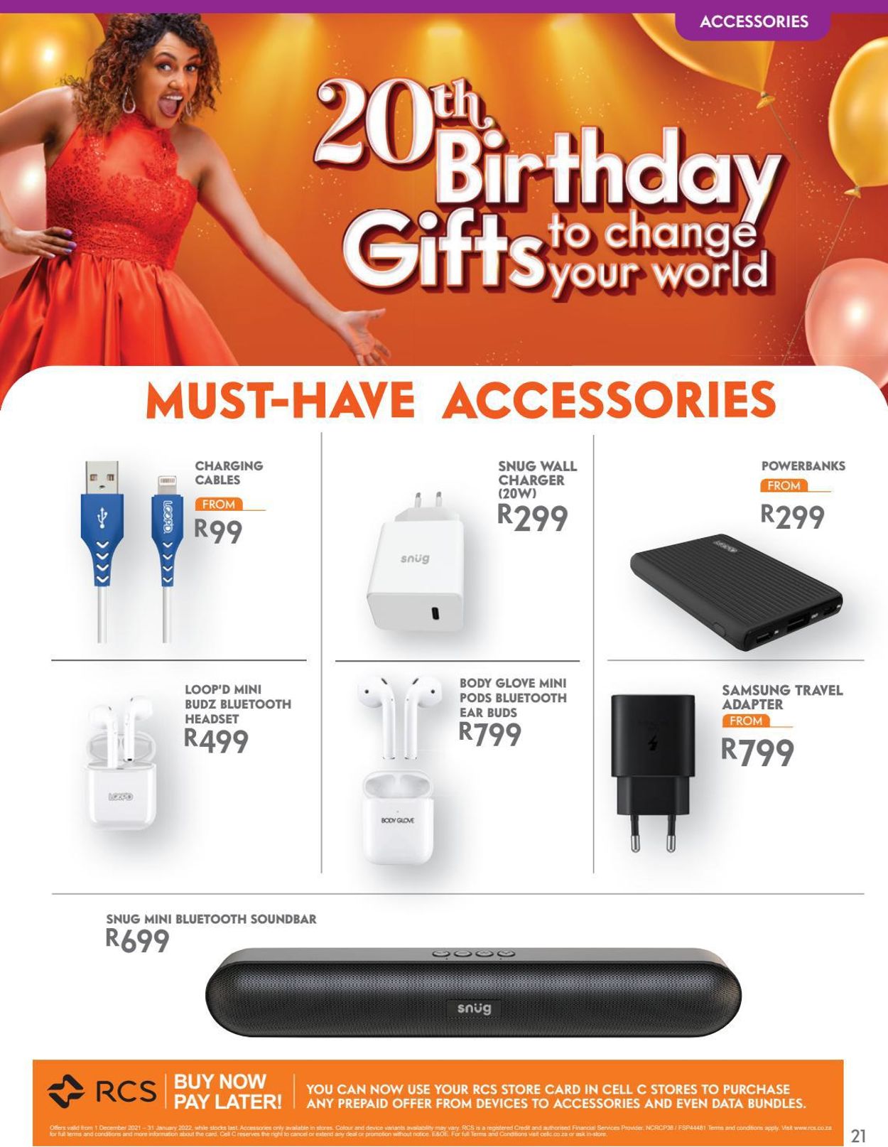 Cell C Catalogue - 2021/12/01-2022/01/31 (Page 21)