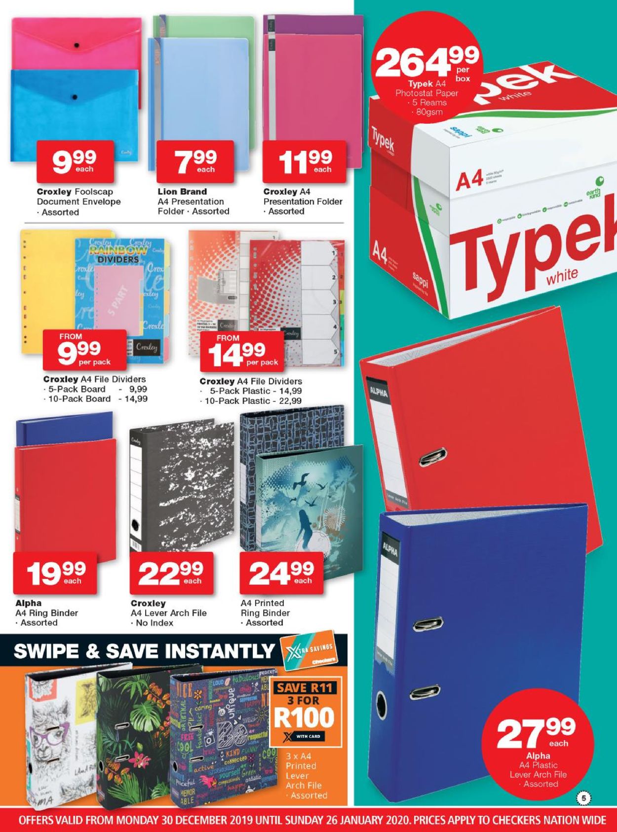 Checkers Back 2 School Catalogue - 2019/12/30-2020/01/26 (Page 5)