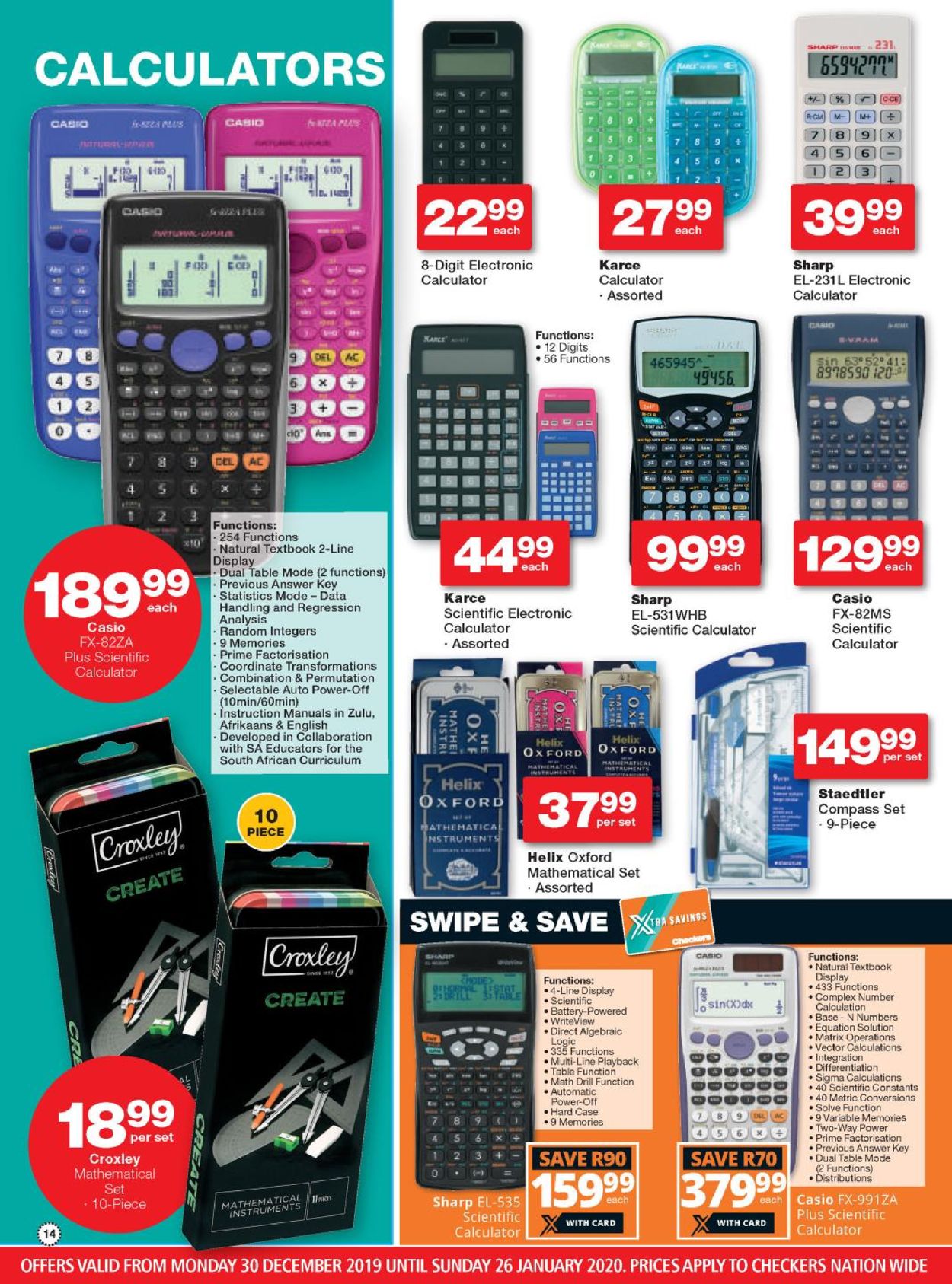 Checkers Back 2 School Catalogue - 2019/12/30-2020/01/26 (Page 14)