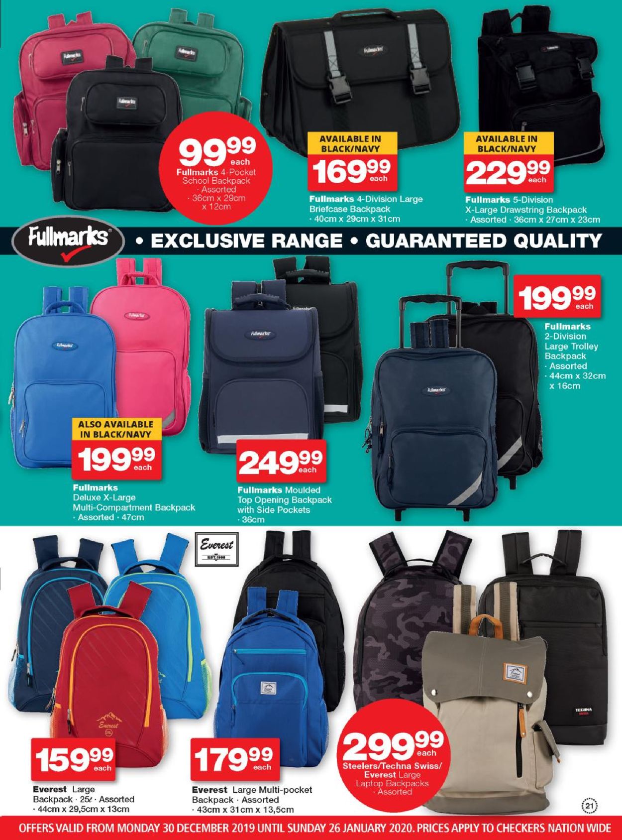 Checkers Back 2 School Catalogue - 2019/12/30-2020/01/26 (Page 21)