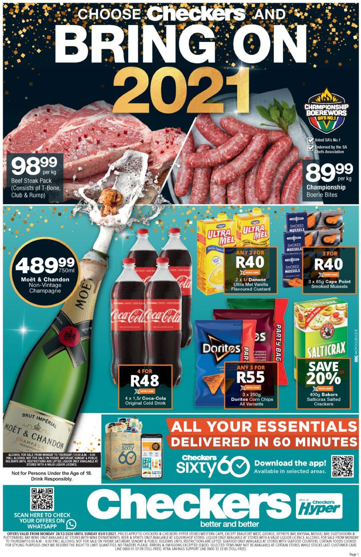 Checkers New Year's Specials Catalogue - 2020/12/28-2021/01/03
