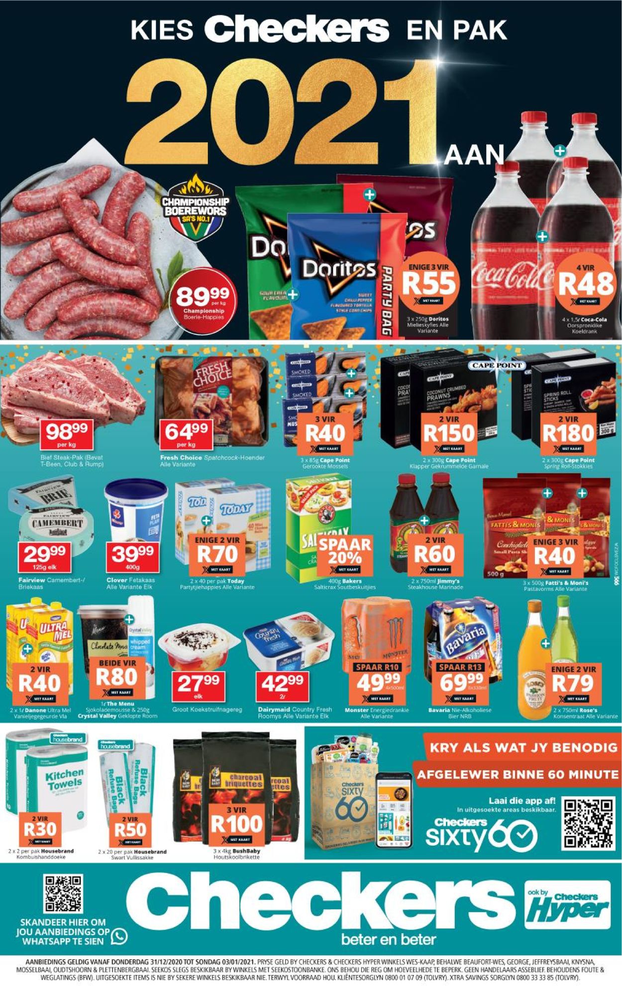 Checkers New Year's Specials Catalogue - 2020/12/31-2021/01/03