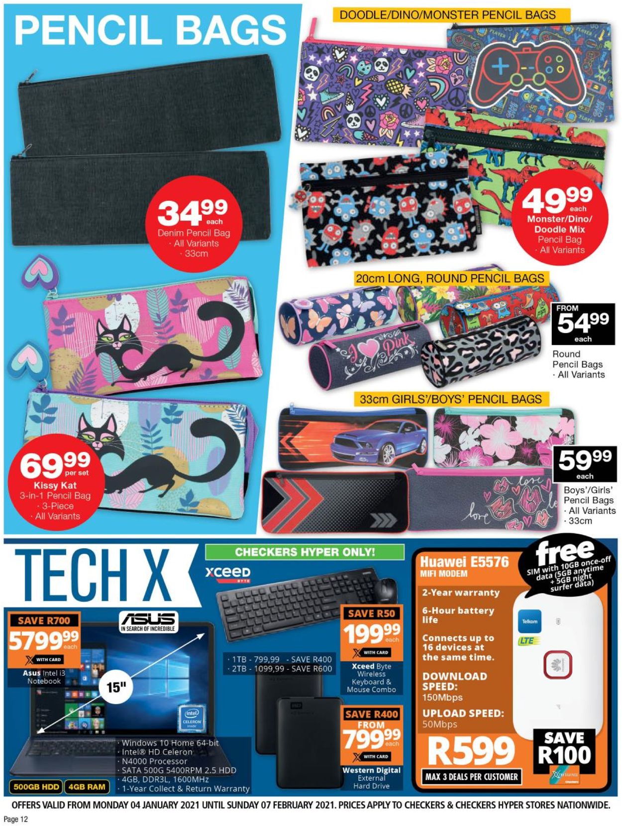 Checkers Back To School 2021 Catalogue - 2021/01/04-2021/02/07 (Page 12)