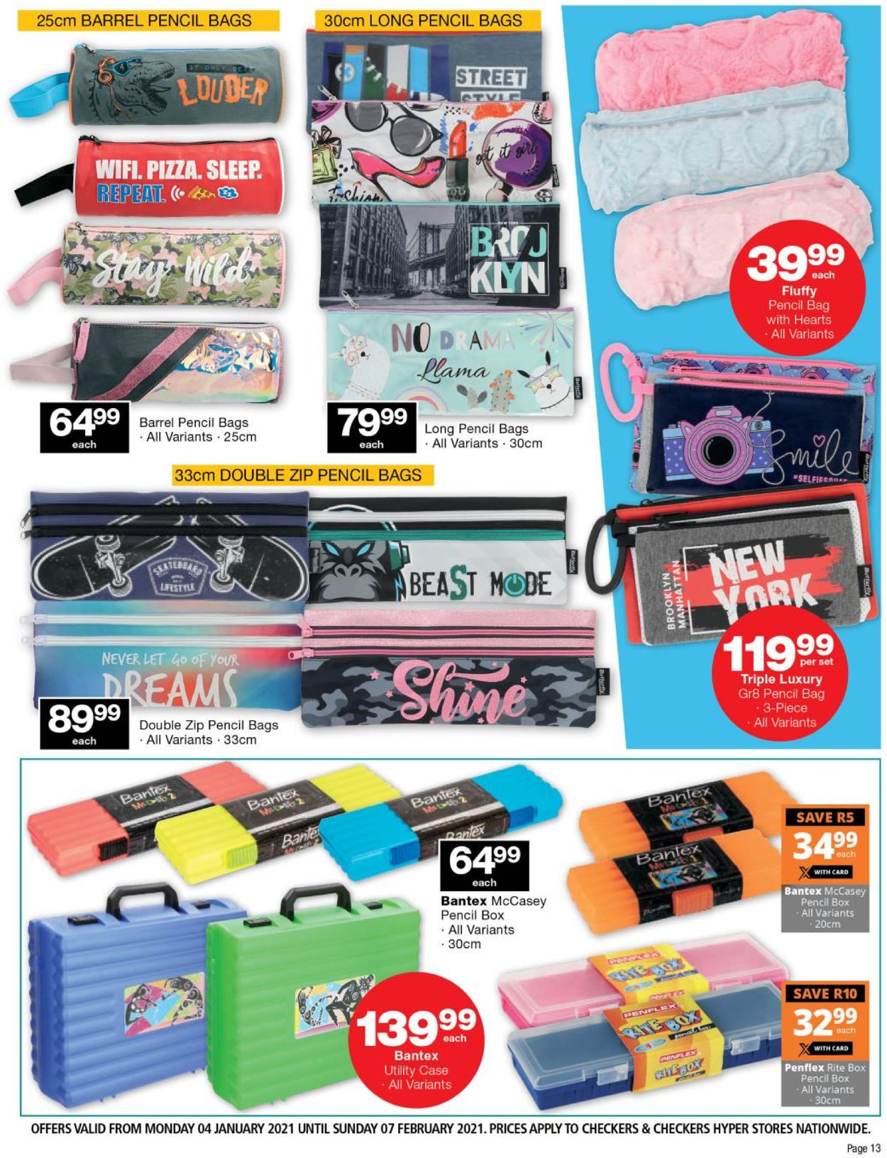 Checkers Back To School 2021 Catalogue - 2021/01/04-2021/02/07 (Page 13)