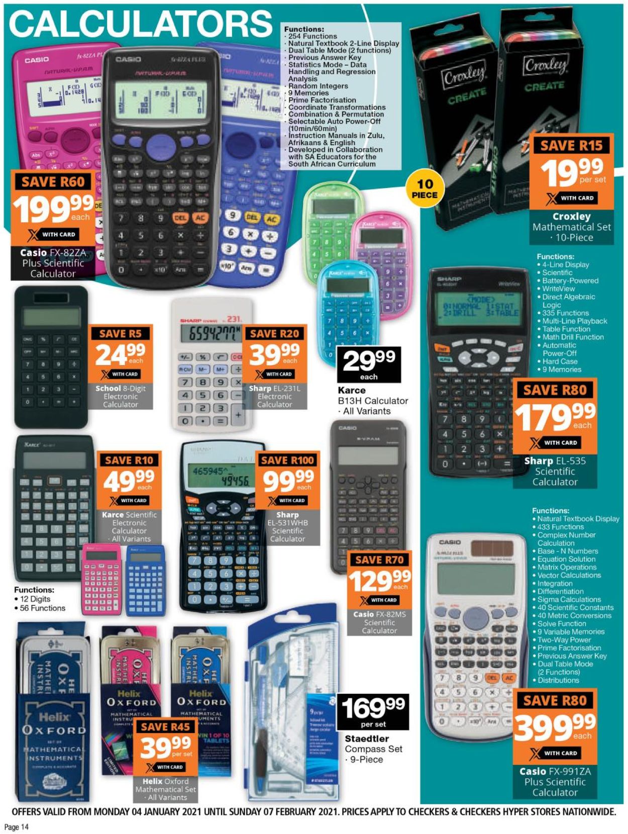 Checkers Back To School 2021 Catalogue - 2021/01/04-2021/02/07 (Page 14)