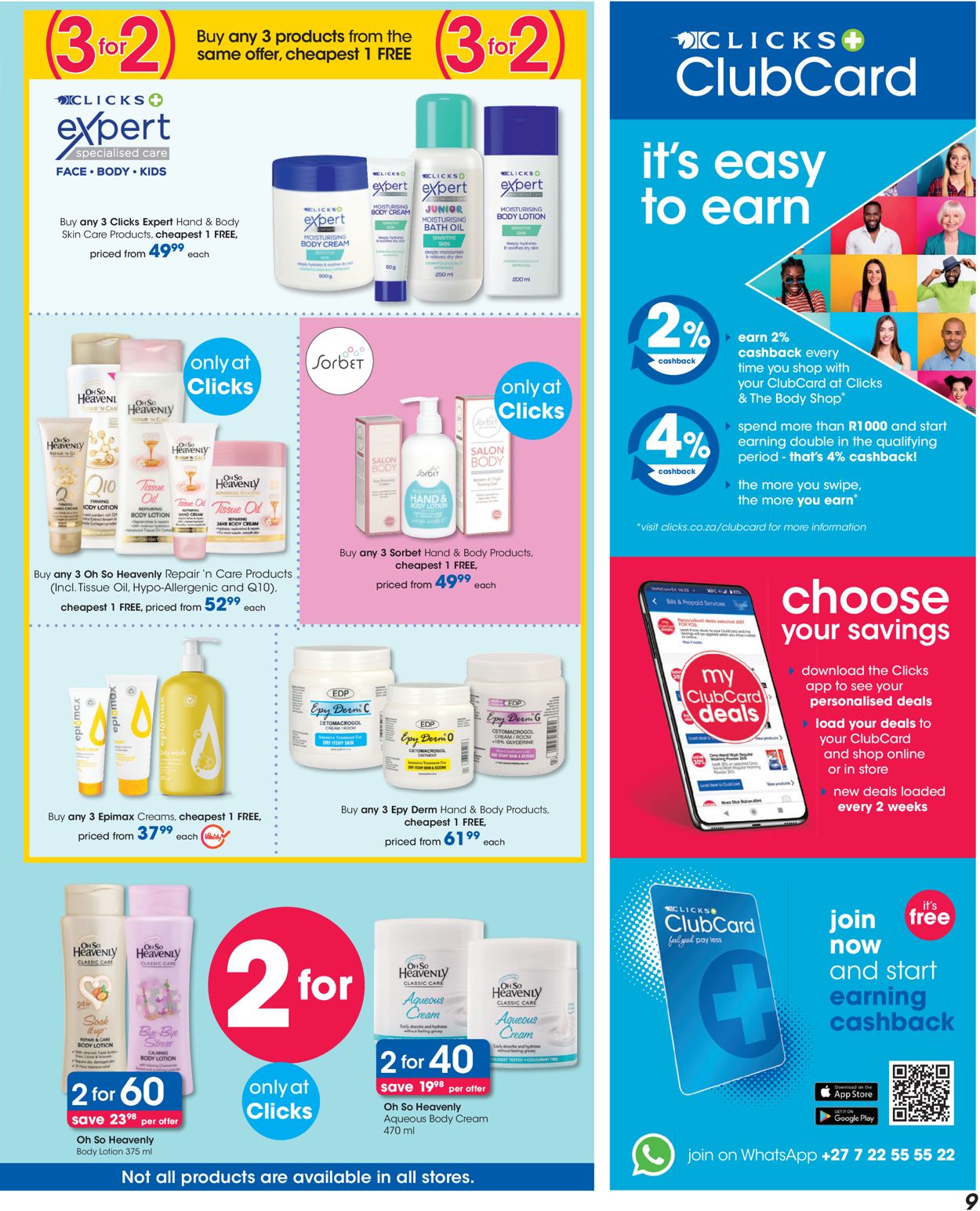Clicks EASTER 2022 Catalogue - 2022/03/24-2022/04/12 (Page 9)