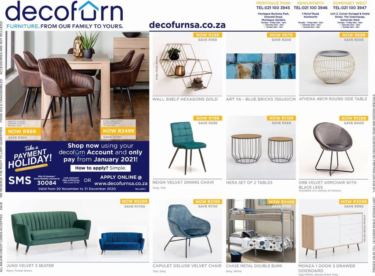Decofurn Factory Shop Catalogue - 2020/12/07-2020/12/13