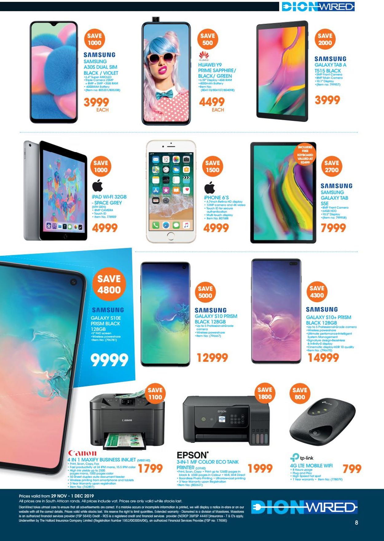Dion Wired - Black Friday 2019 Catalogue - 2019/11/29-2019/12/01 (Page 8)