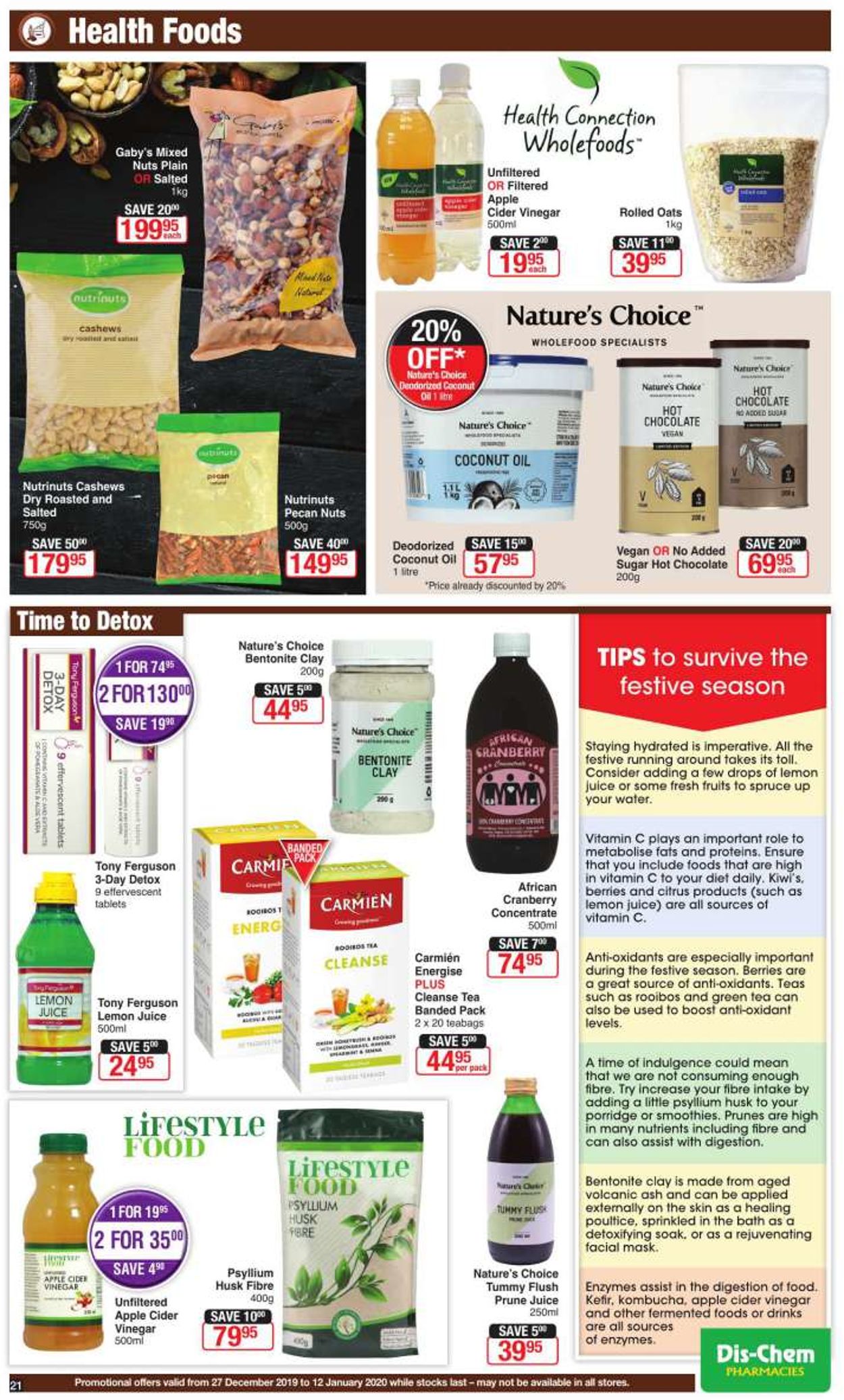 Dis-Chem New Year 19/20 Catalogue - 2019/12/27-2020/01/12 (Page 21)